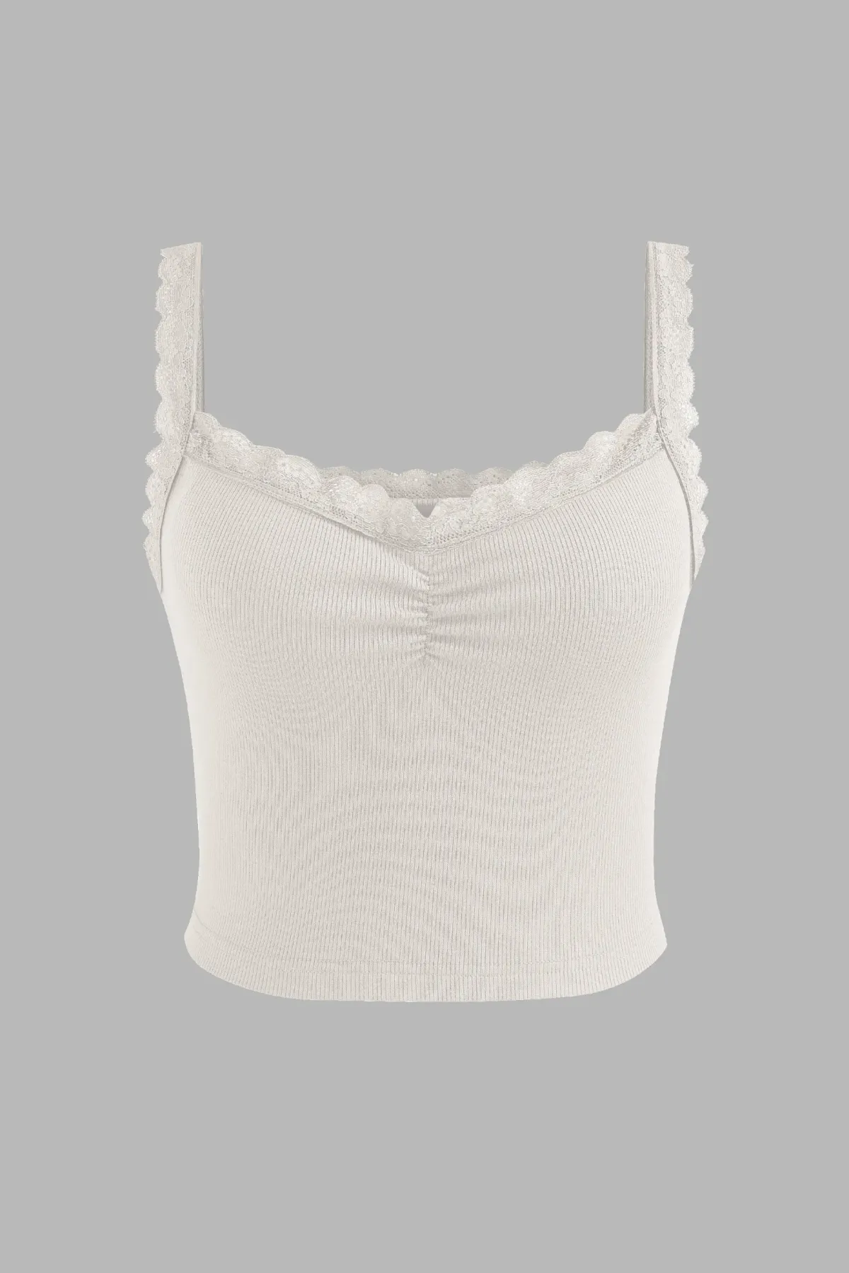 Lace Detailed Cropped Top 1