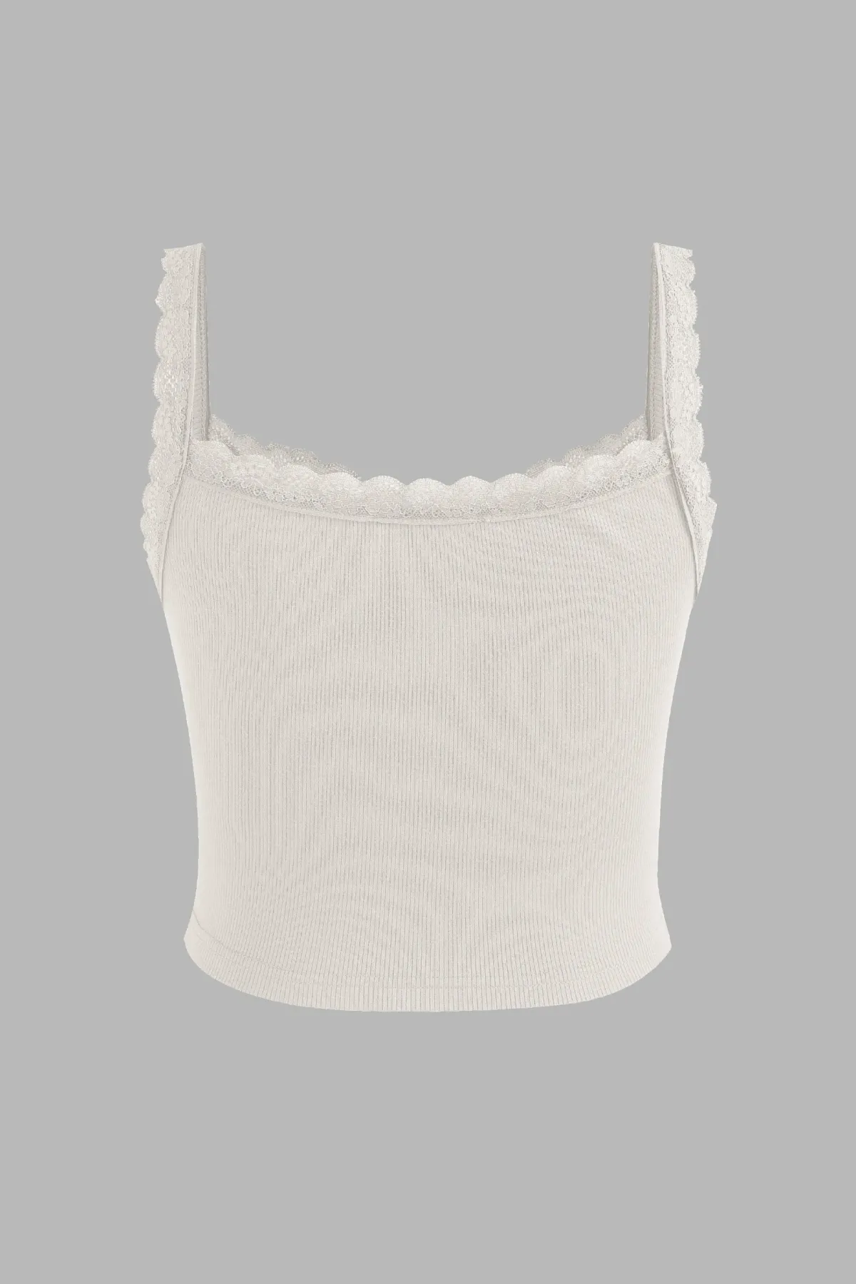 Lace Detailed Cropped Top 2
