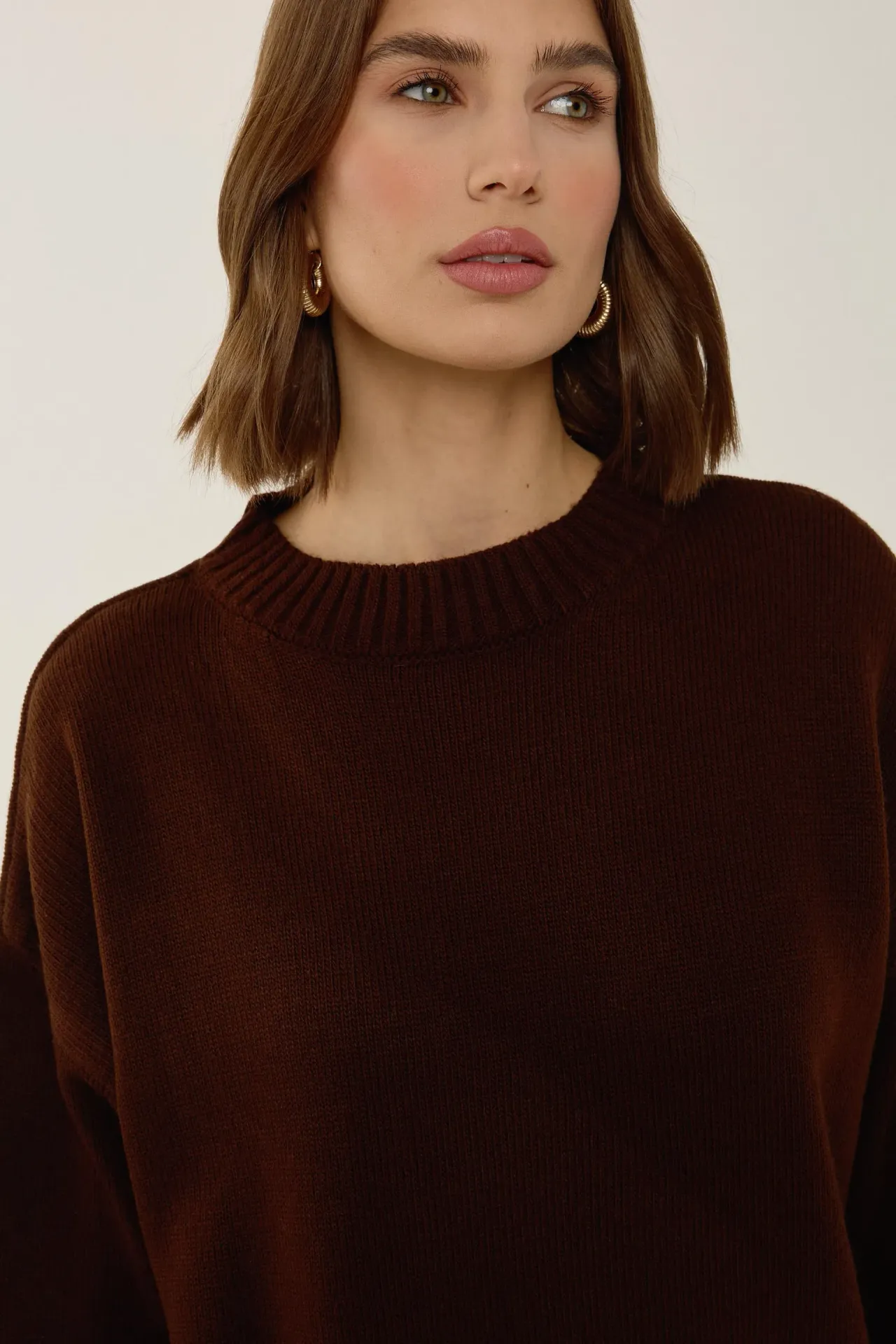 Crew Neck Cozy Sweater