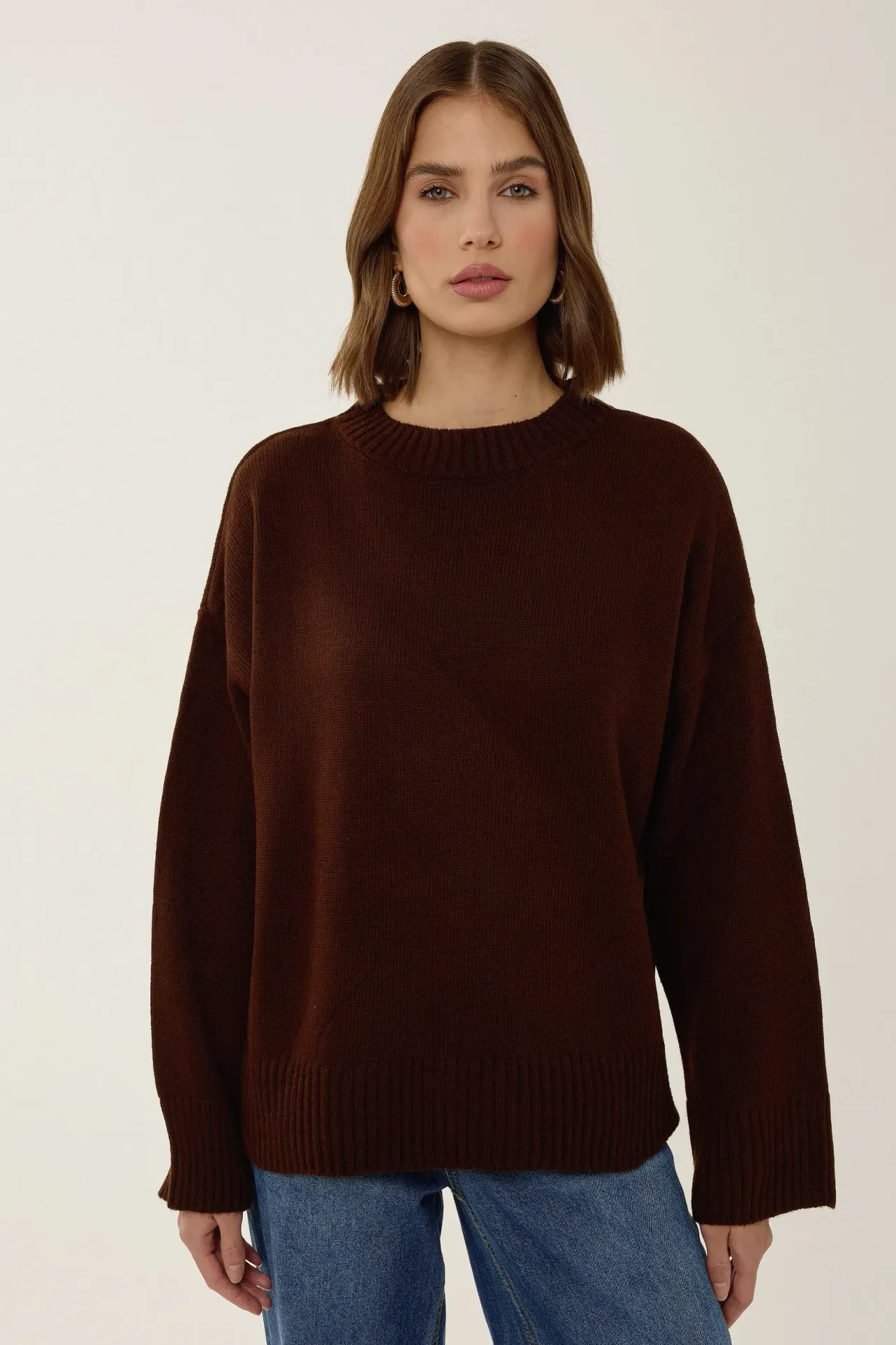 Crew Neck Cozy Sweater