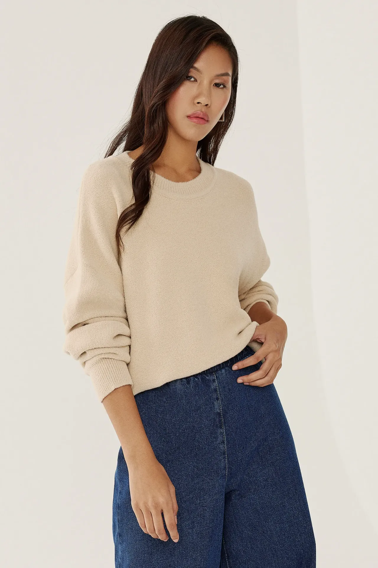 Crew Neck Comfy Sweater