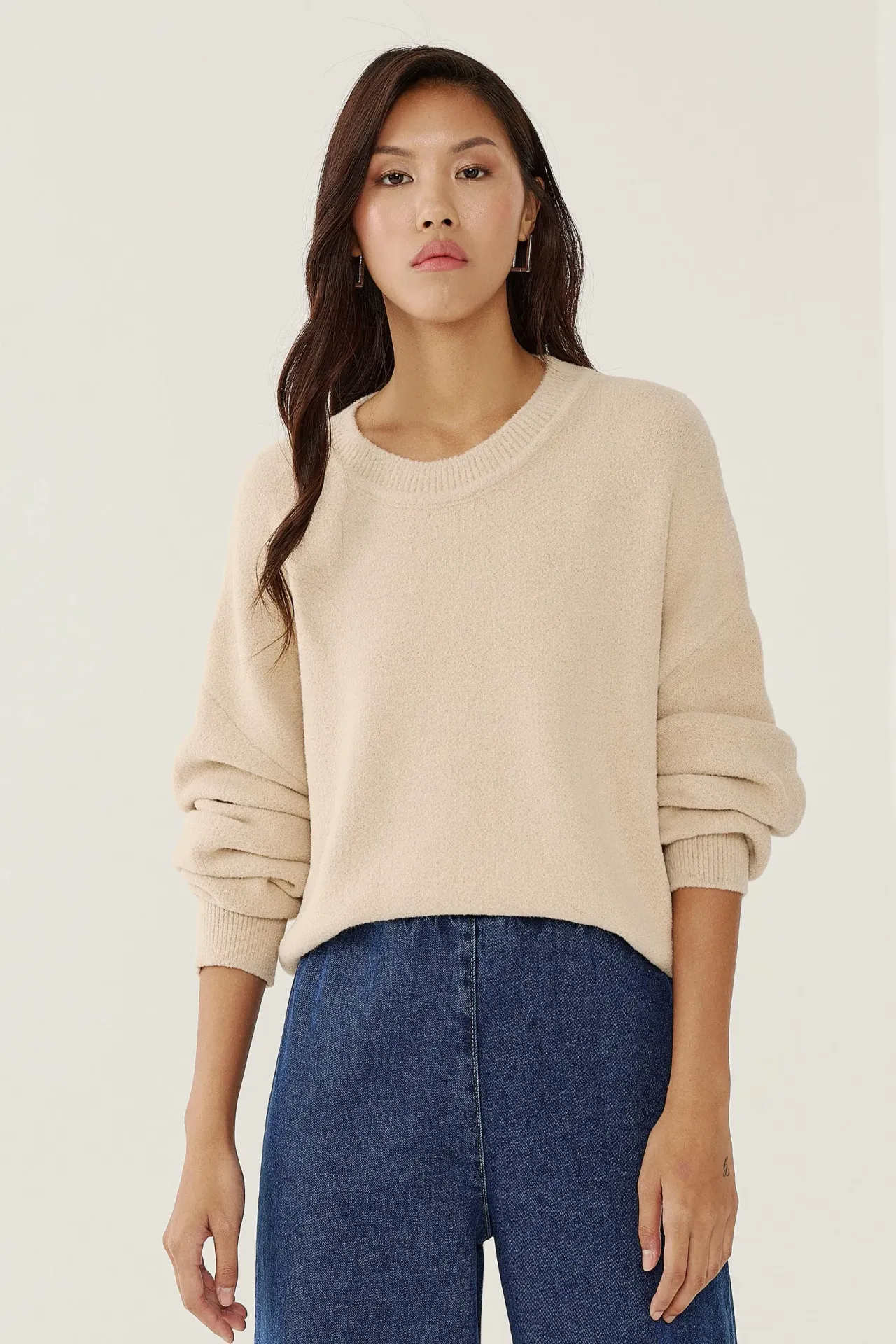 Crew Neck Comfy Sweater