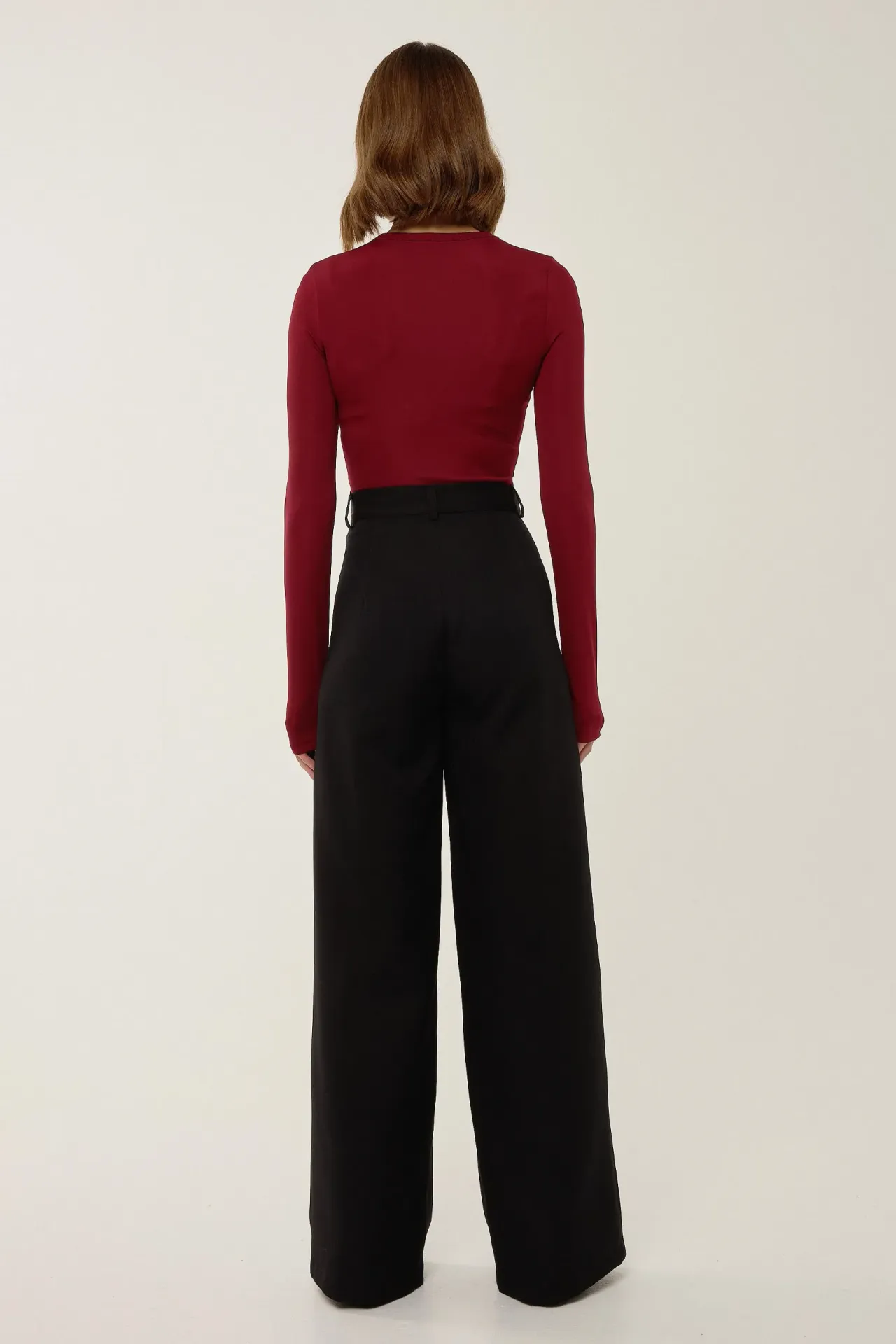 High Waist Wide Leg Pants