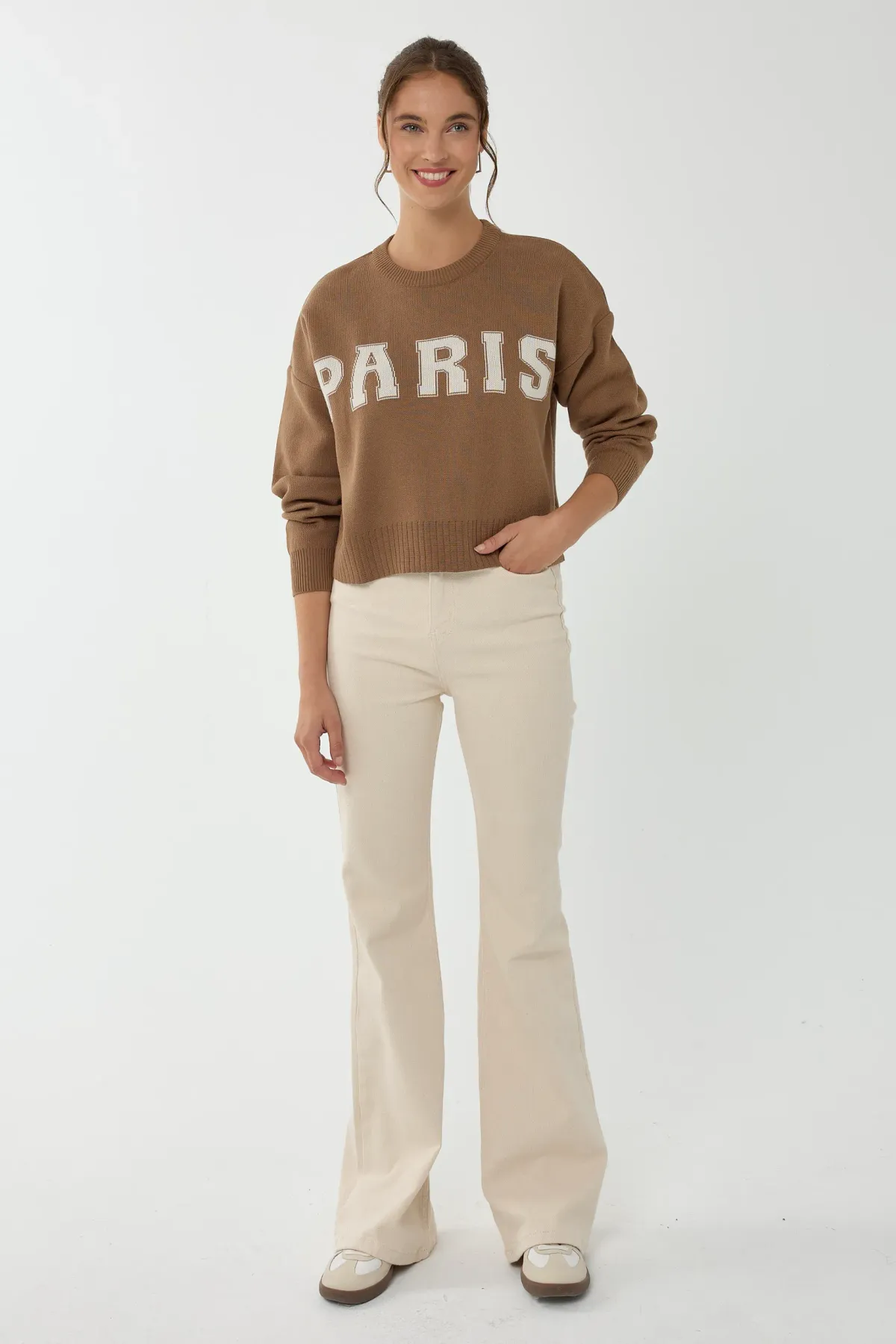 Relaxed Fit Crew Neck Sweater 3