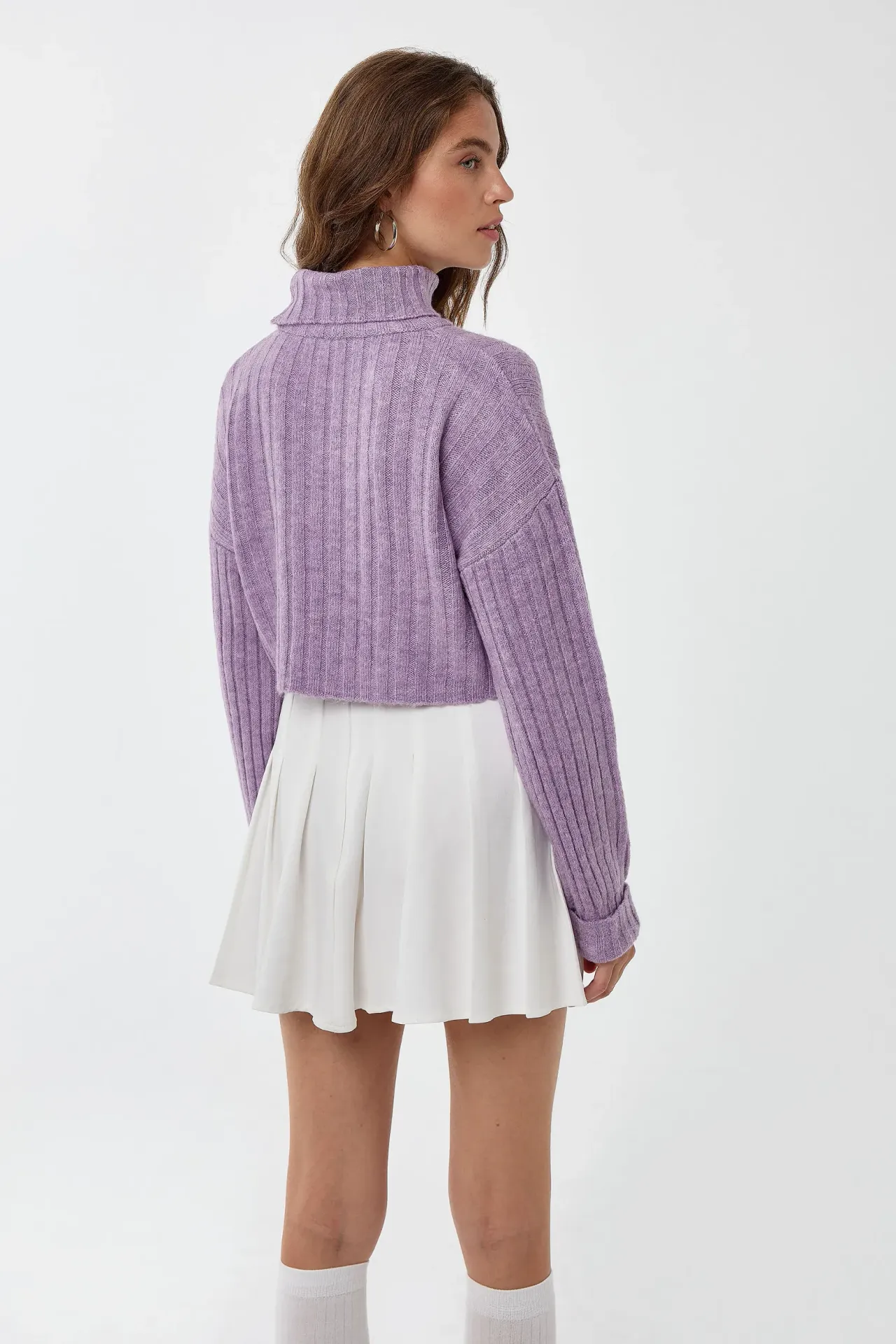 Turtleneck Knit Sweater