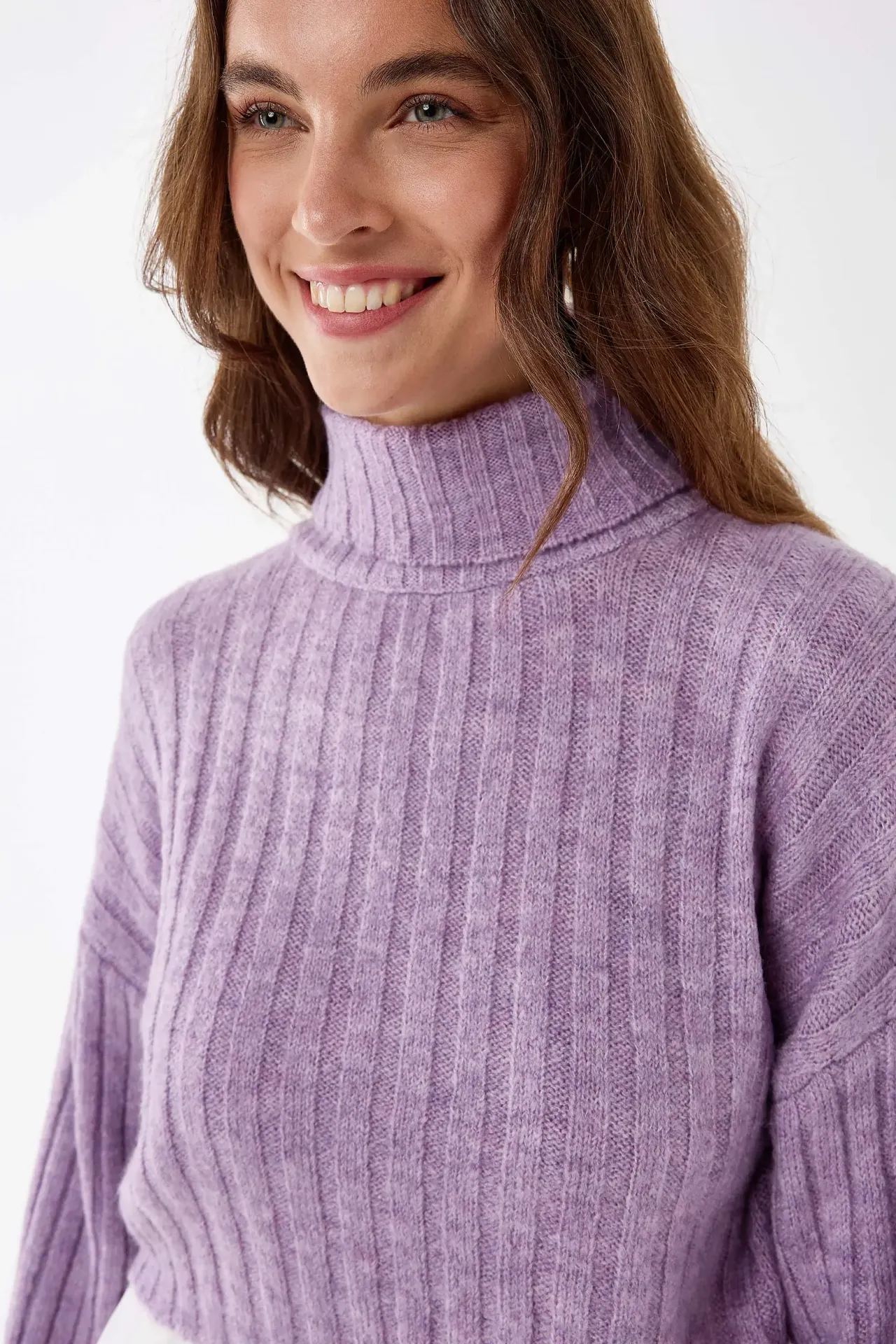 Turtleneck Knit Sweater