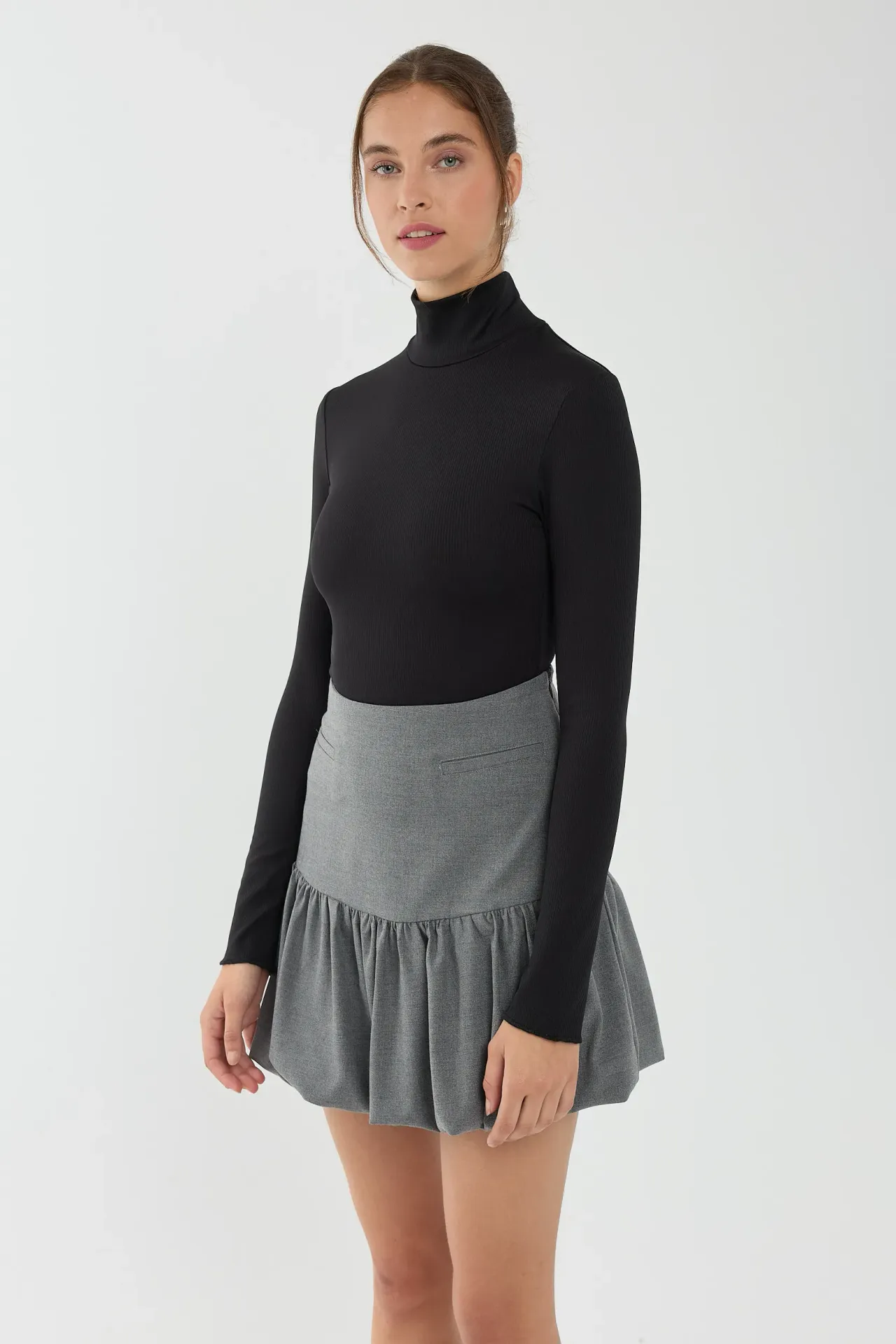 Basic Turtleneck Knitted Body