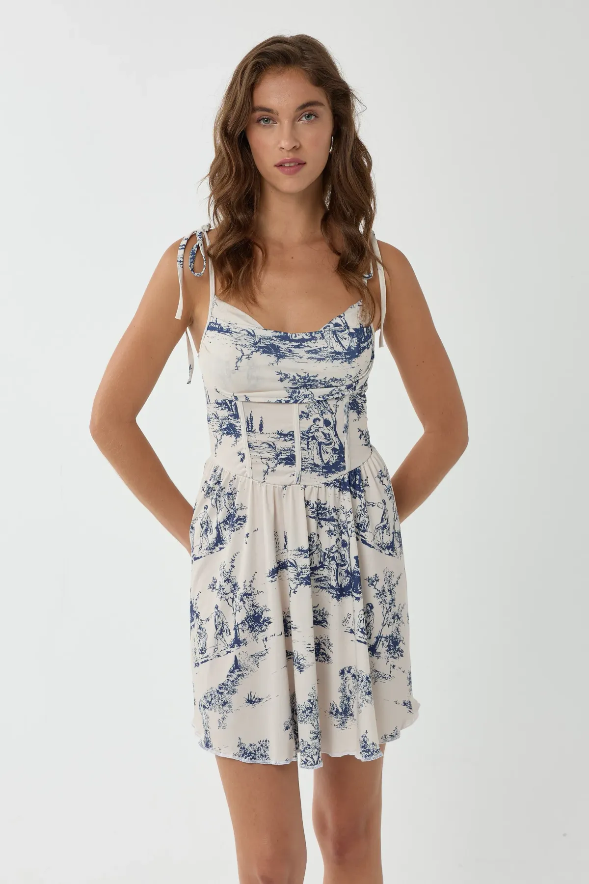 Printed Mini Dress 3