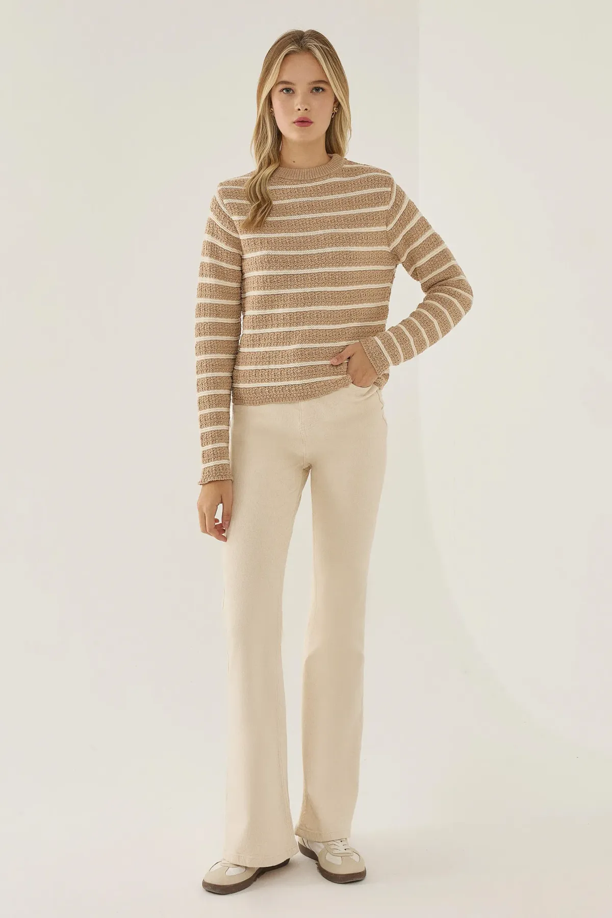 Striped Knitted Sweater 3