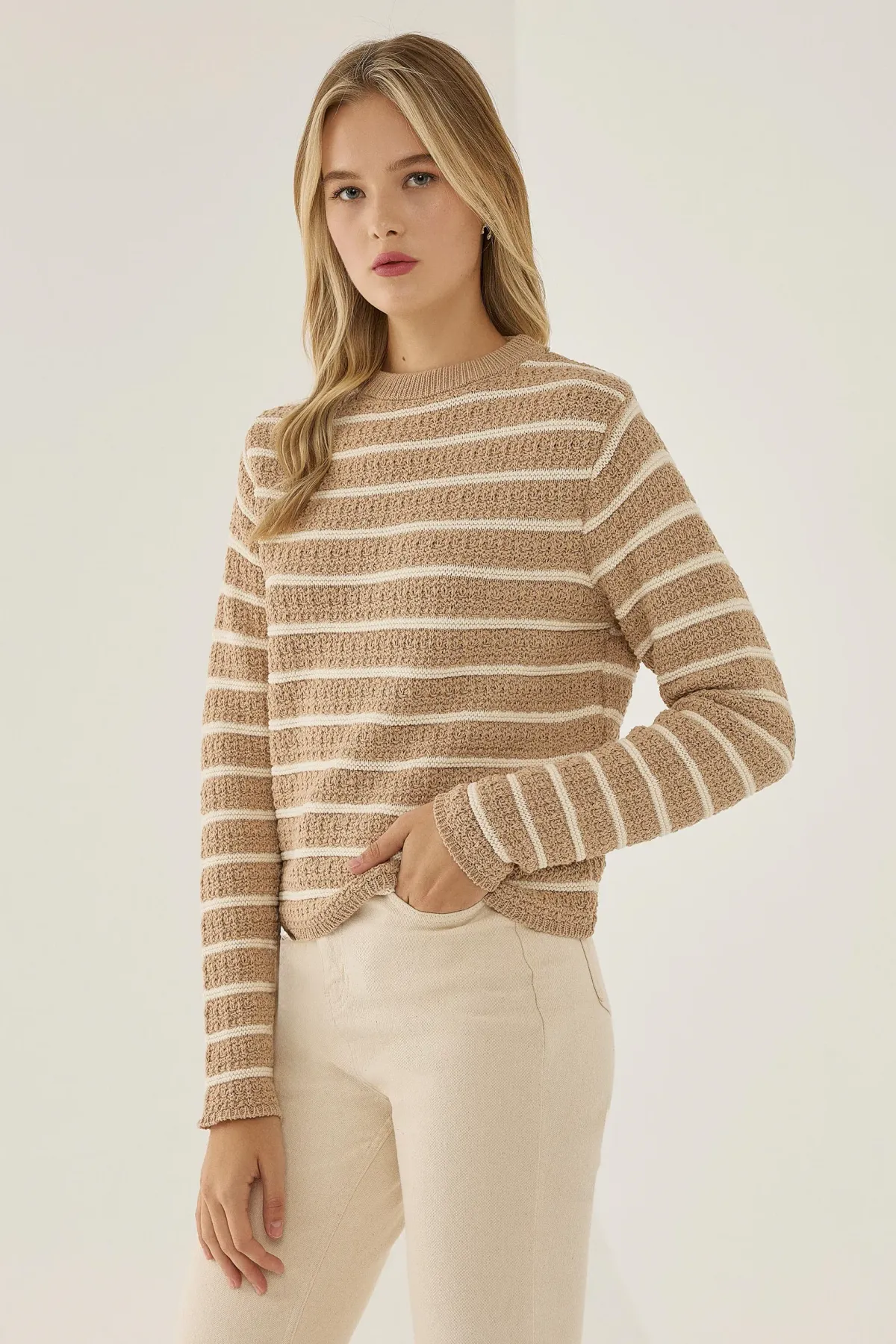 Striped Knitted Sweater 4