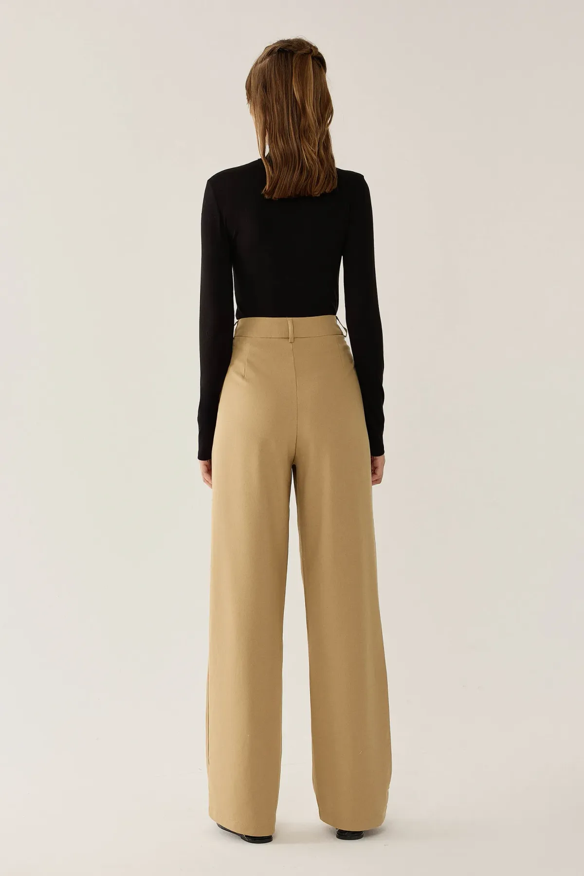 High Waist Straight Leg Pants 4
