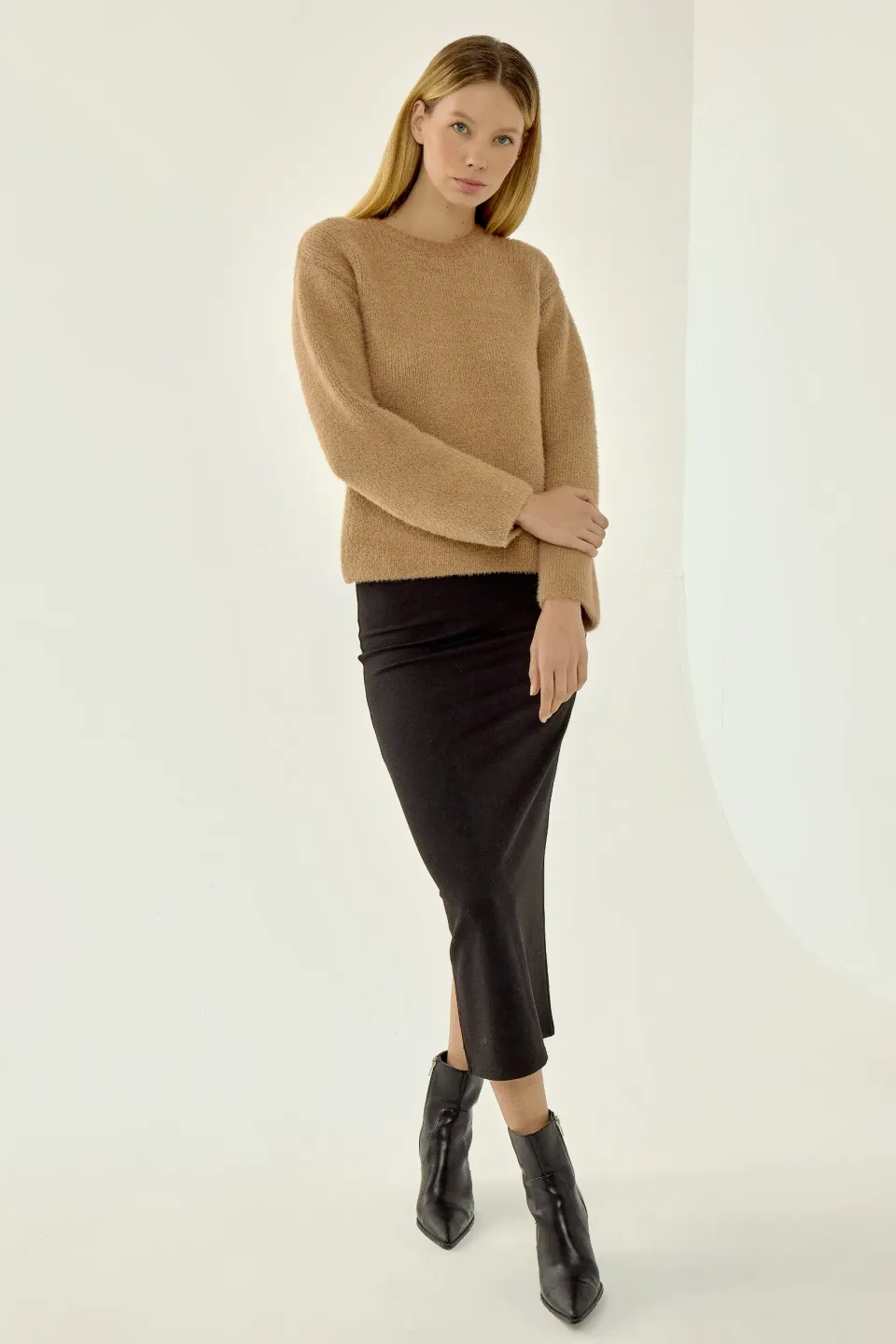 Textured Knit Sweater