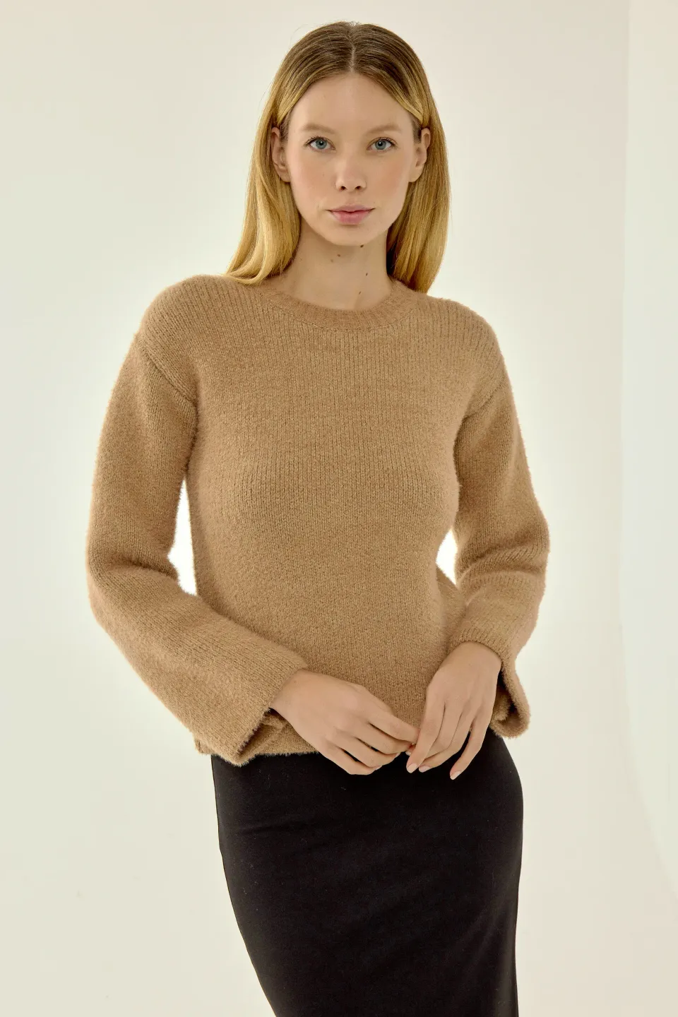 Textured Knit Sweater