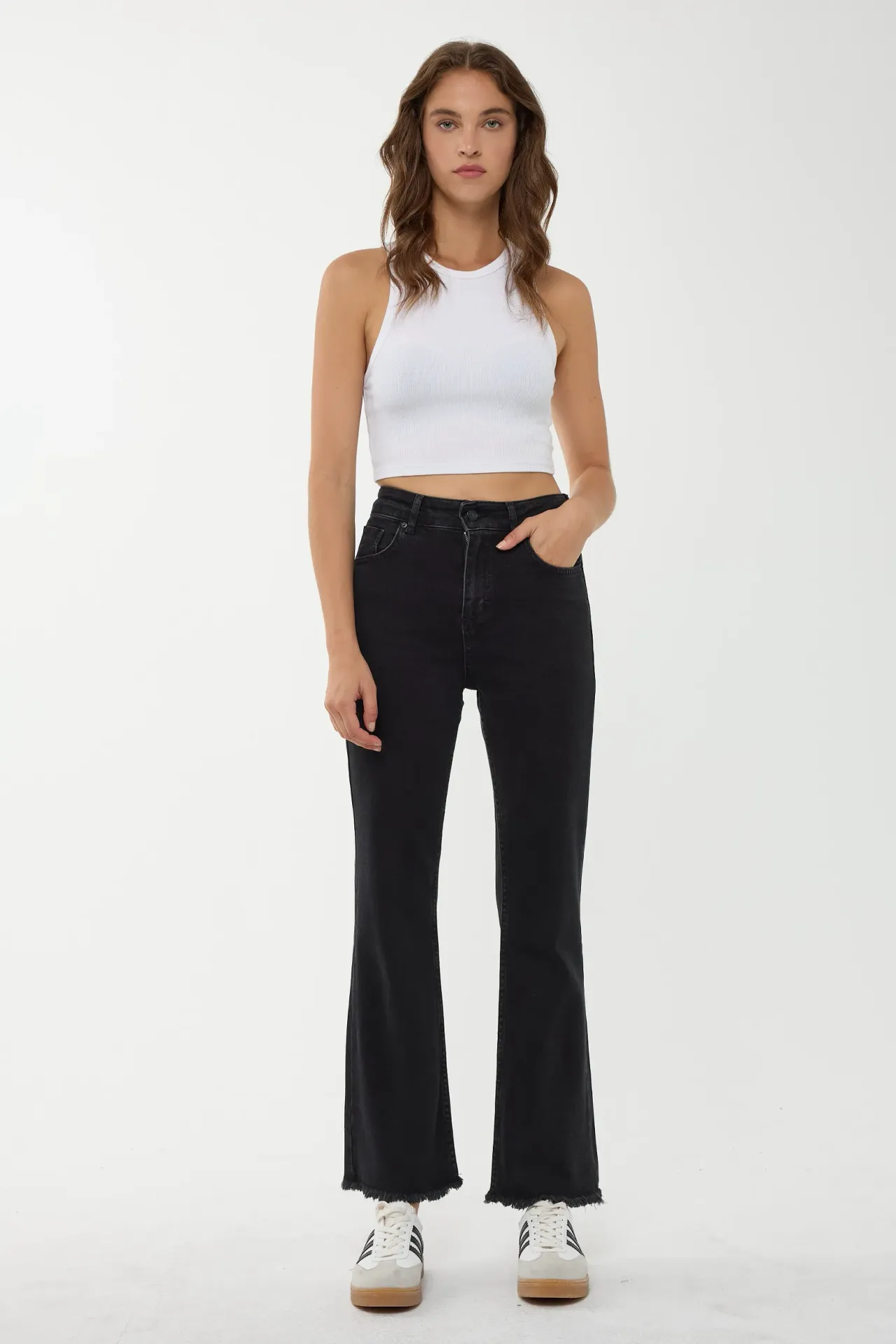 High Waist Flare Jeans