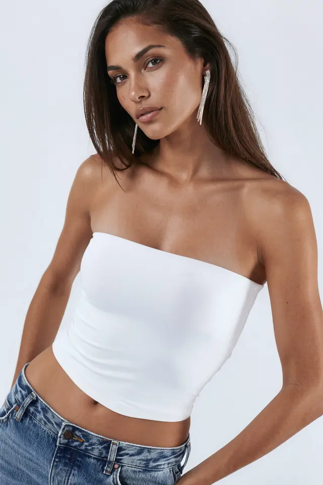BUSEM Bandeau Crop Top