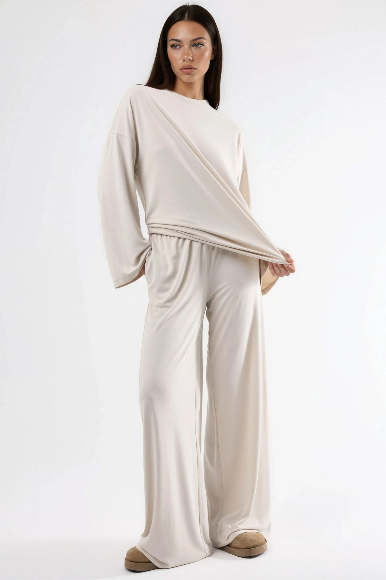 BUSEM Pull On Straight Leg Pants 5