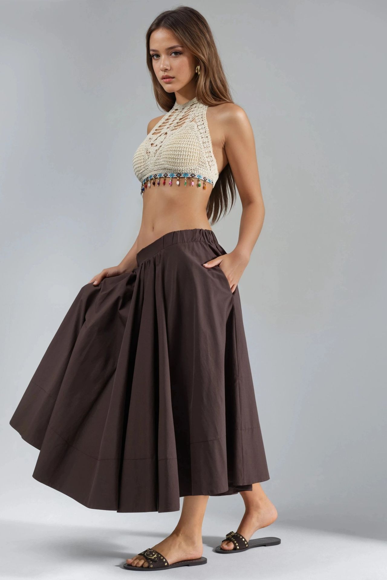 Maxi A-Form Fit Skirt 2