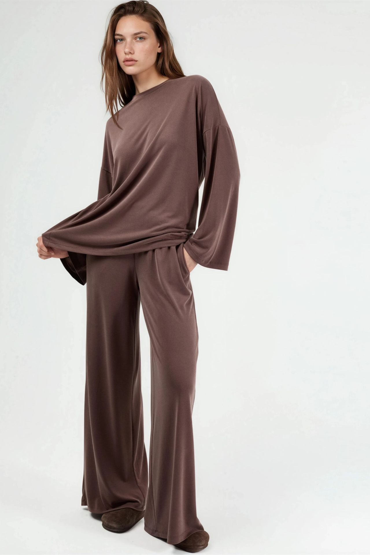 BUSEM Pull On Straight Leg Pants 5