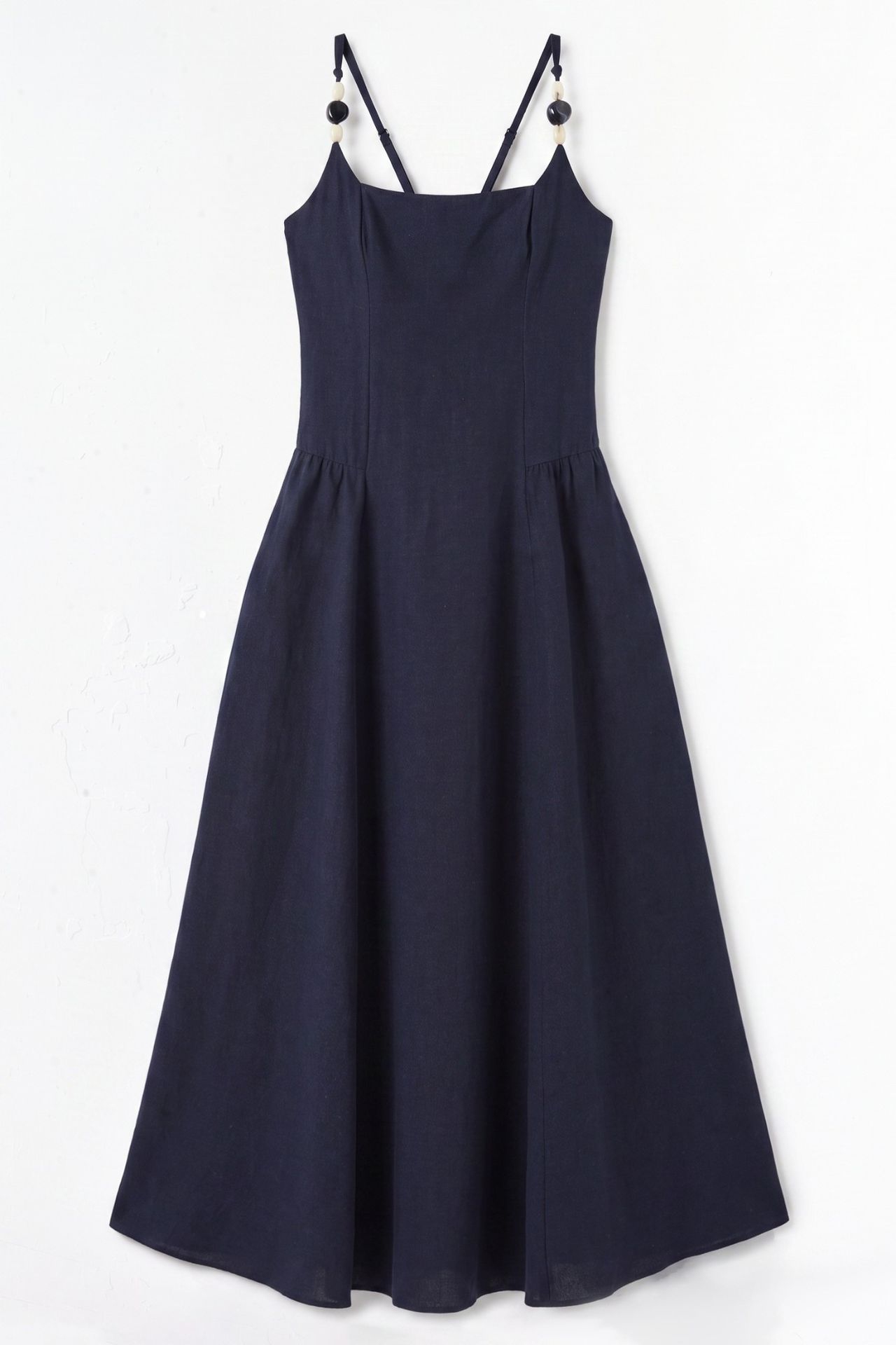 Halter Neck Beaded Detail Midi Dress