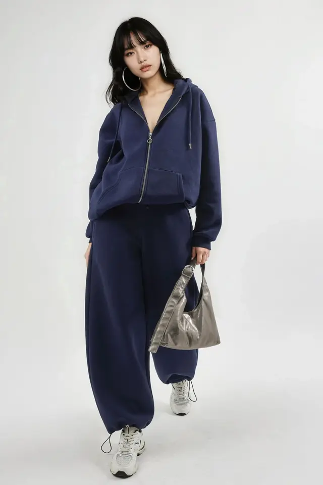 BUSEM Women's Long Fleece Sweatpants