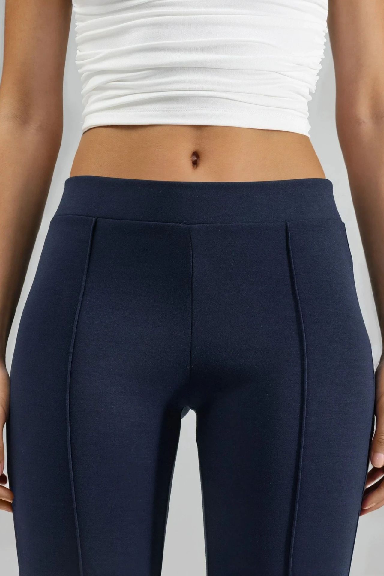 BUSEM Ribbed Elastic Flare Pants 5