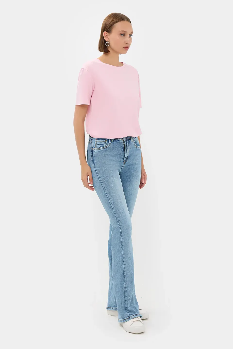 Basic Round Neck Short Sleeve T-Shirt