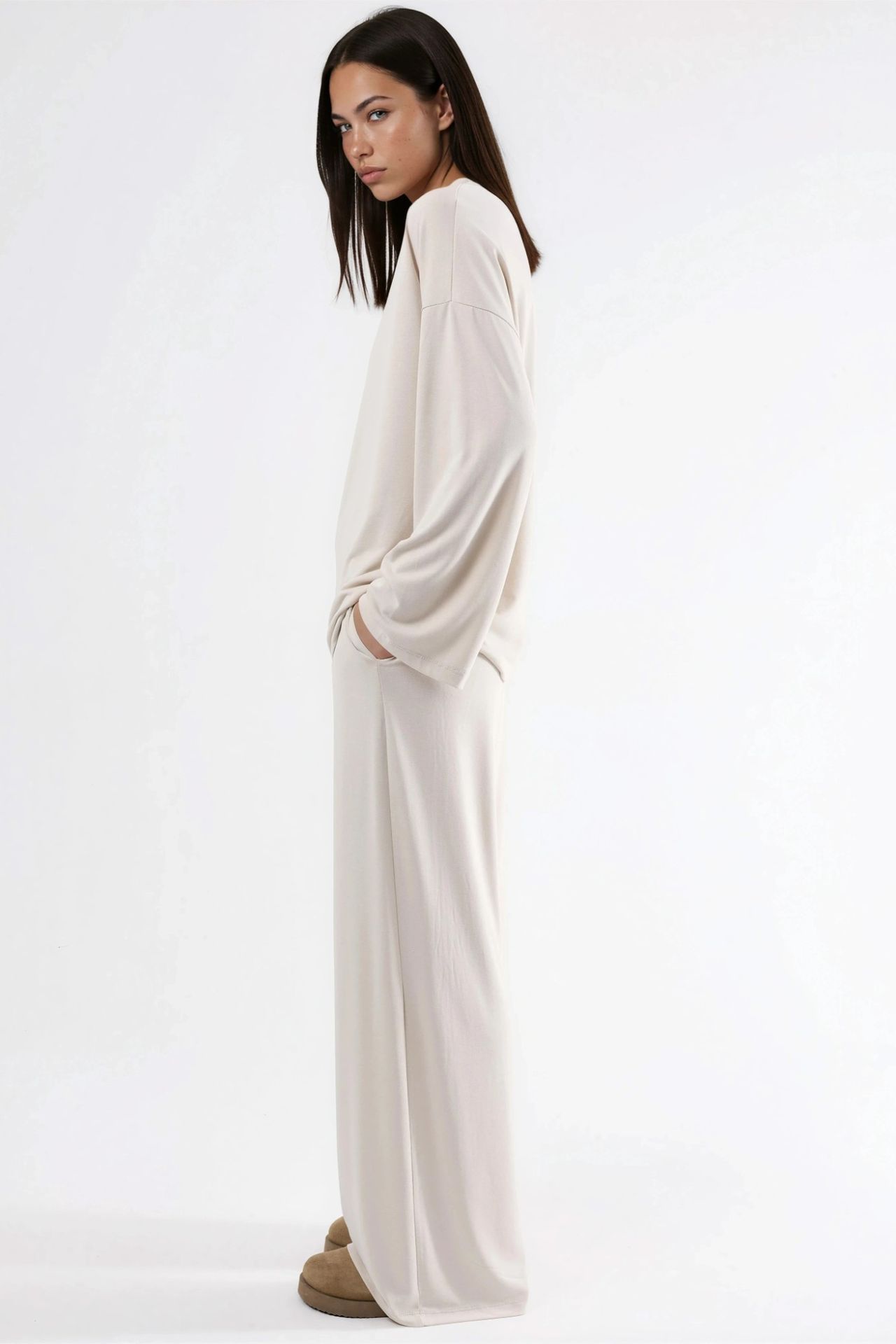 BUSEM Pull On Straight Leg Pants 4