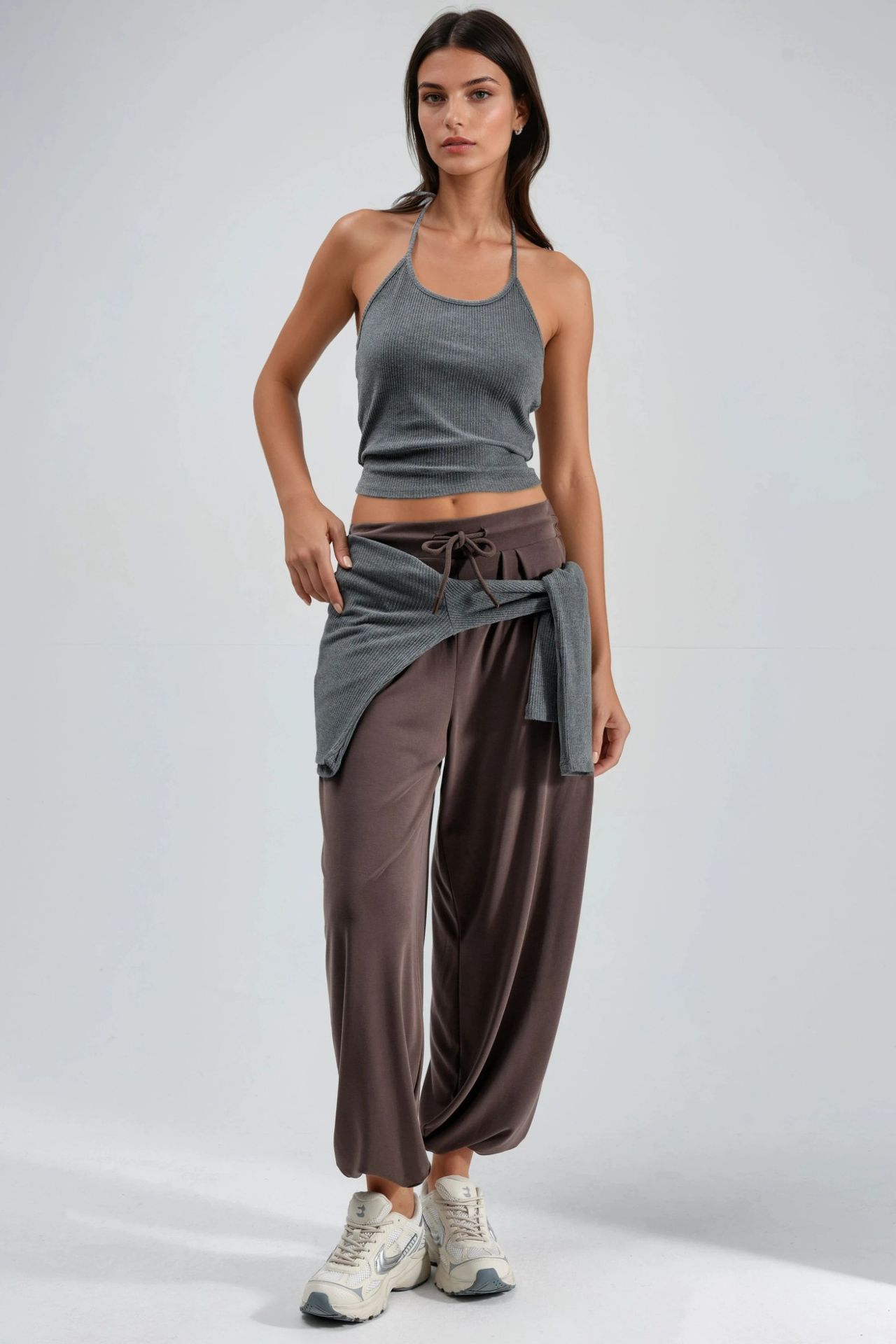 Mid Waist Jogger Pants Busem Collection 6