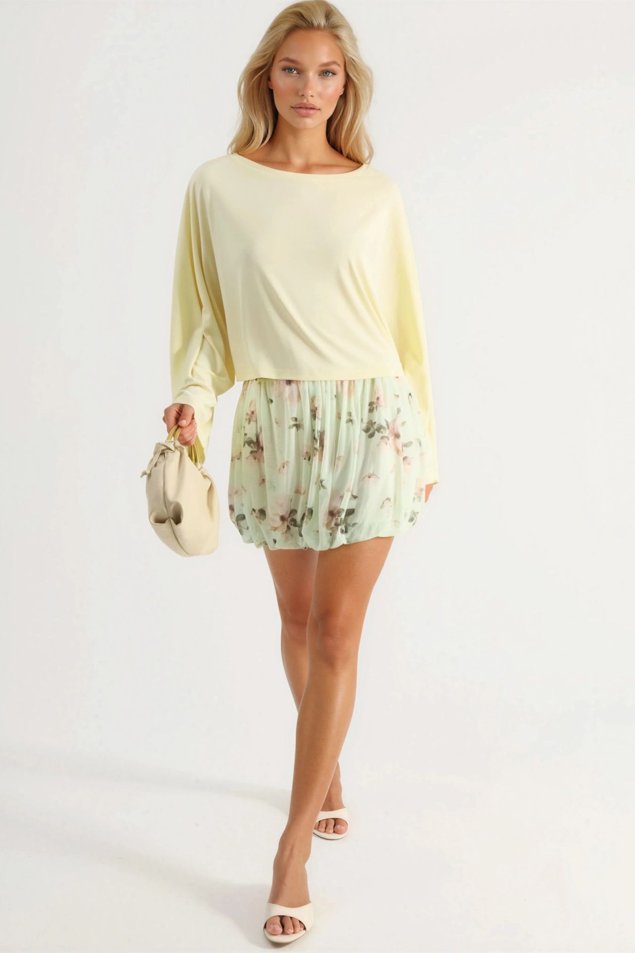 BUSEM Loose Fit Boat Neck Blouse 4
