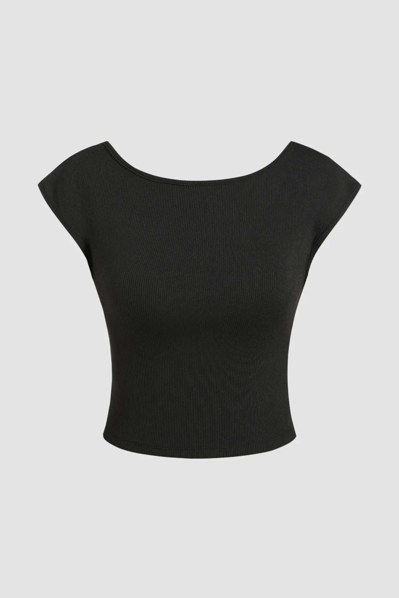 Open Back Crop Top