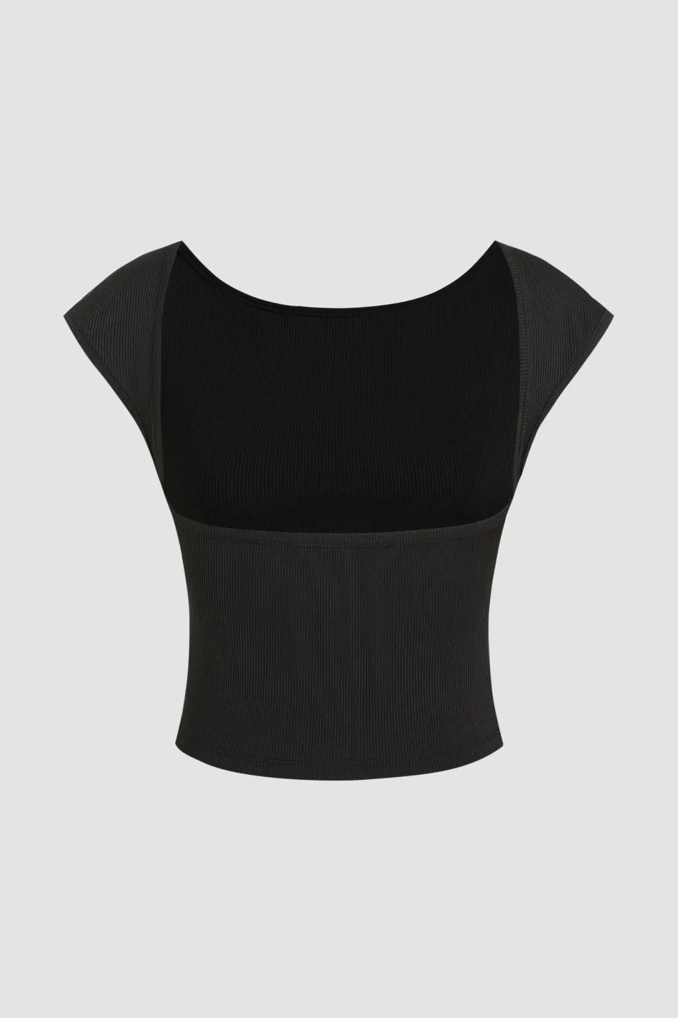 Open Back Crop Top