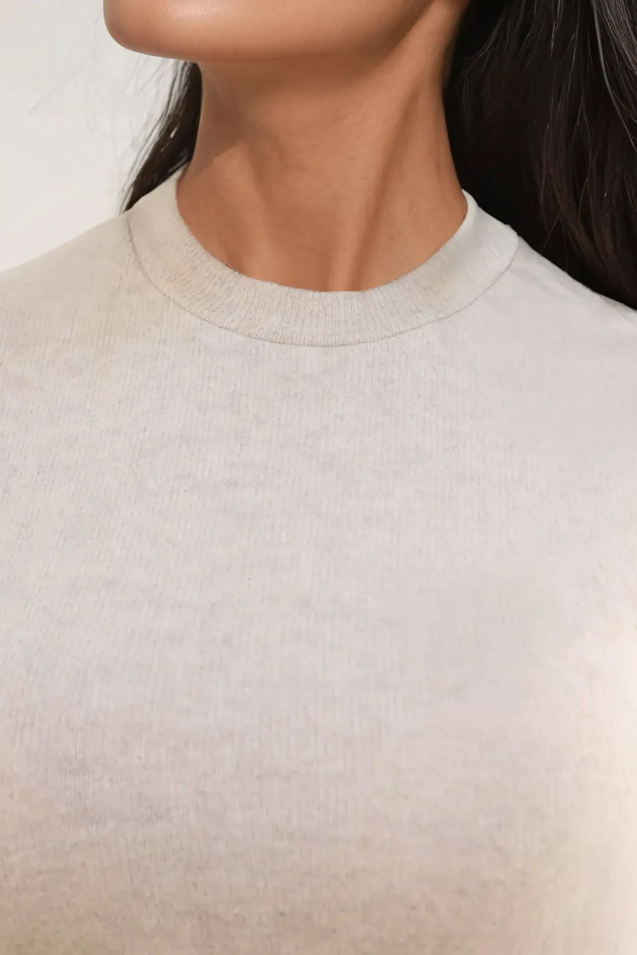 Slim Fit Knitted Crop Blouse 7
