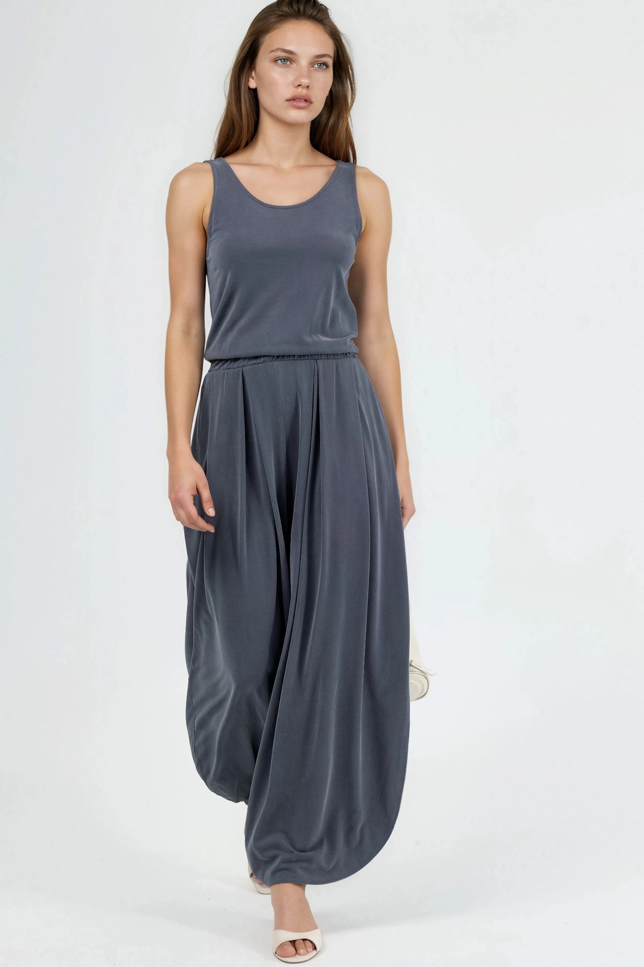 BUSEM Pleated Modal Jumpsuit