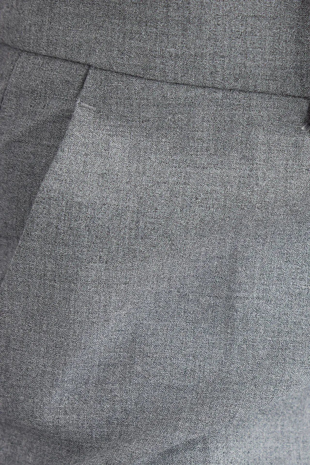 High Waist Straight-Leg Trousers