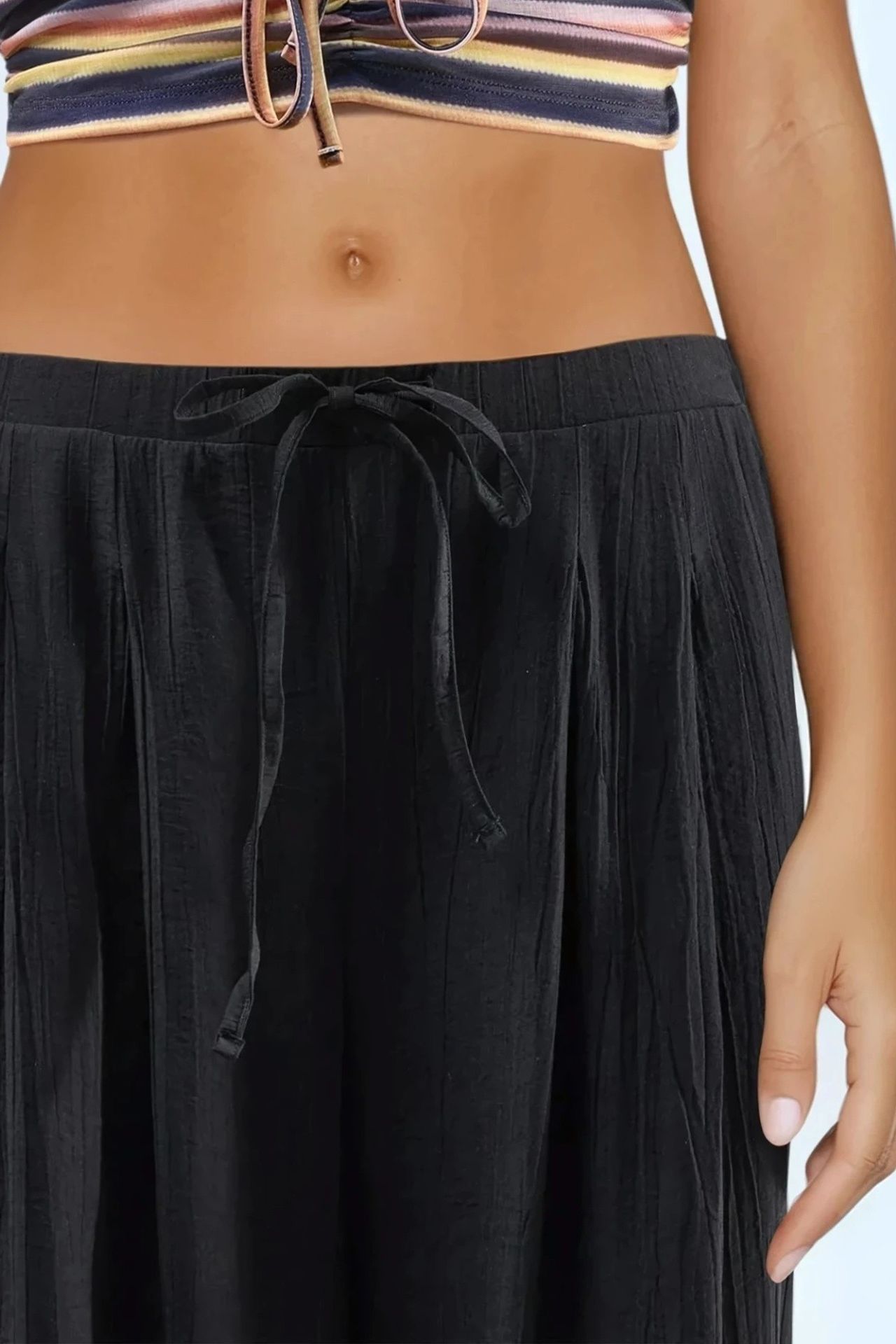 BUSEM Wide Leg Drawstring Pants 5