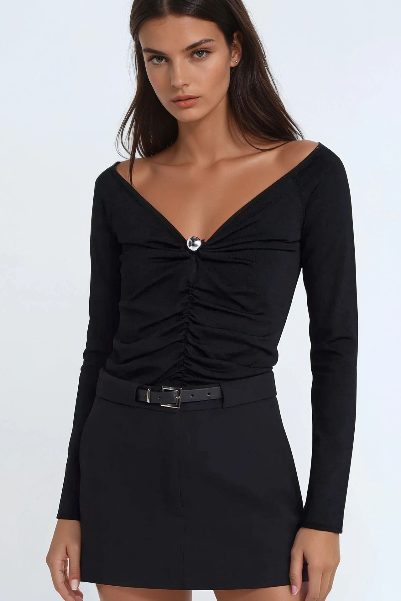 High Waist Mini Skorts 4