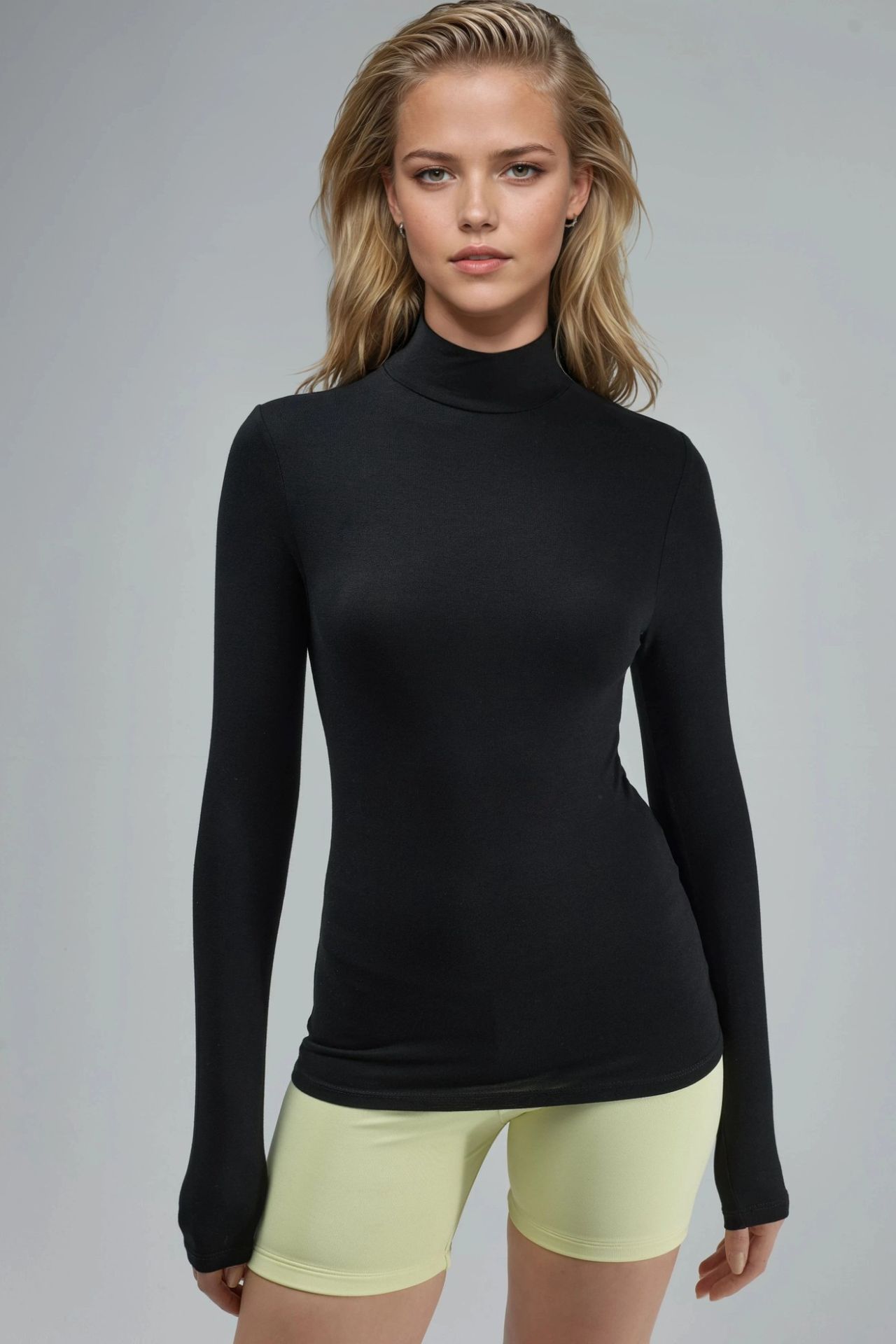 BUSEM Slim Fit Half Turtleneck Blouse 4