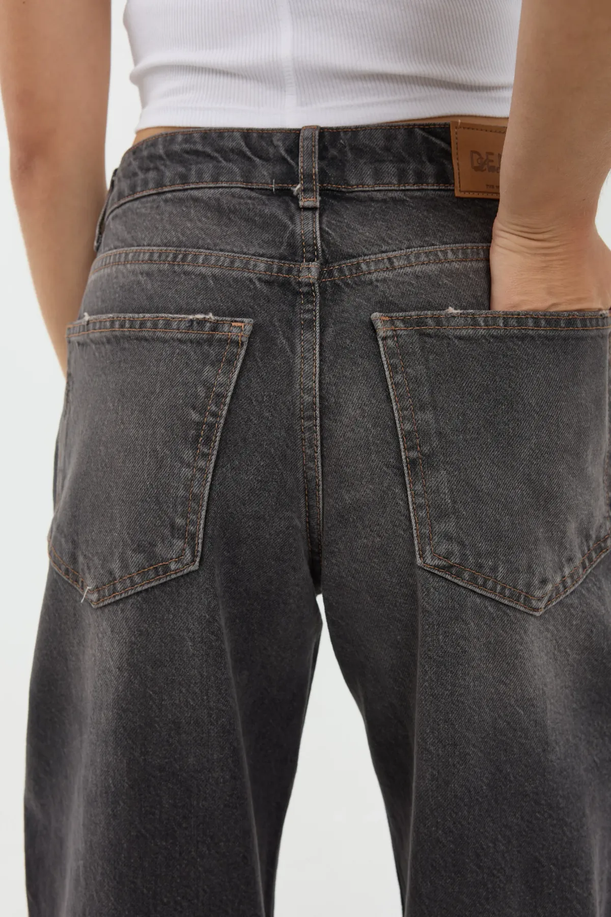 High Waist Straight Leg Jeans 3
