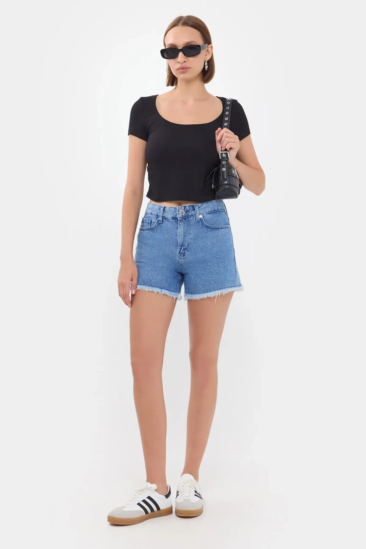 Scoop Neck Crop Top