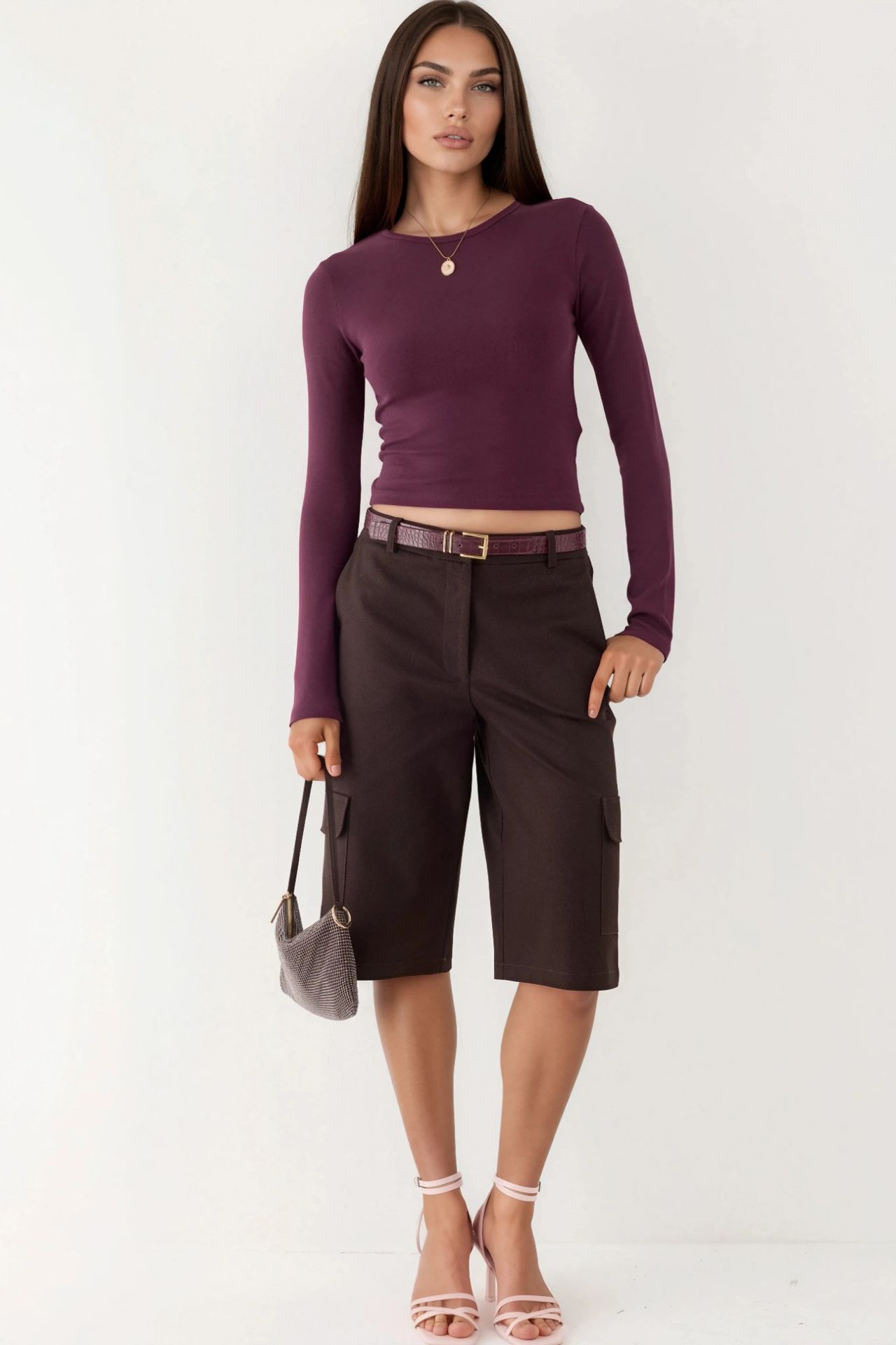 BUSEM Long Sleeve Crew Neck Blouse 3