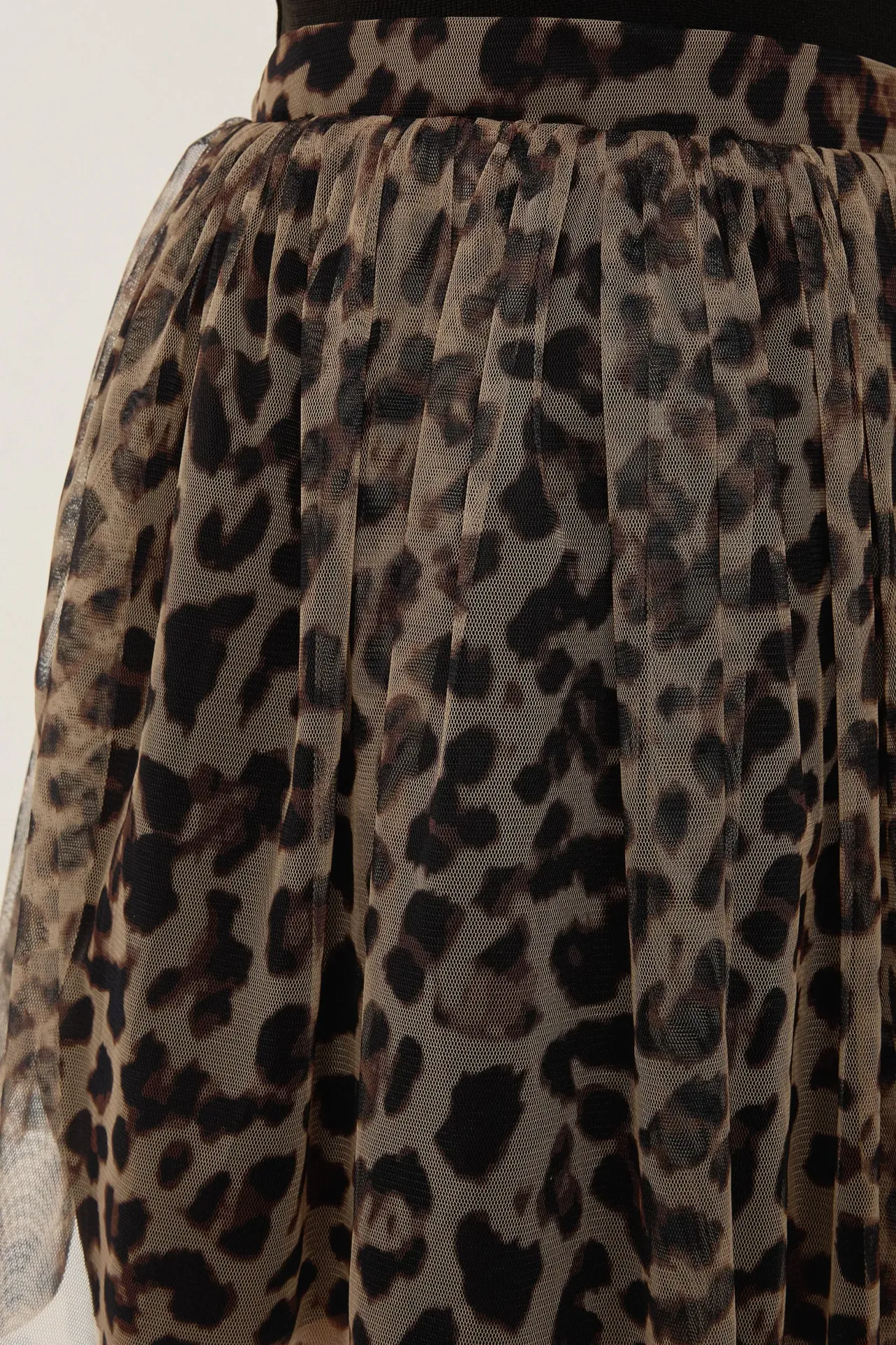 High Waist Mini Leopard Pattern Skirt