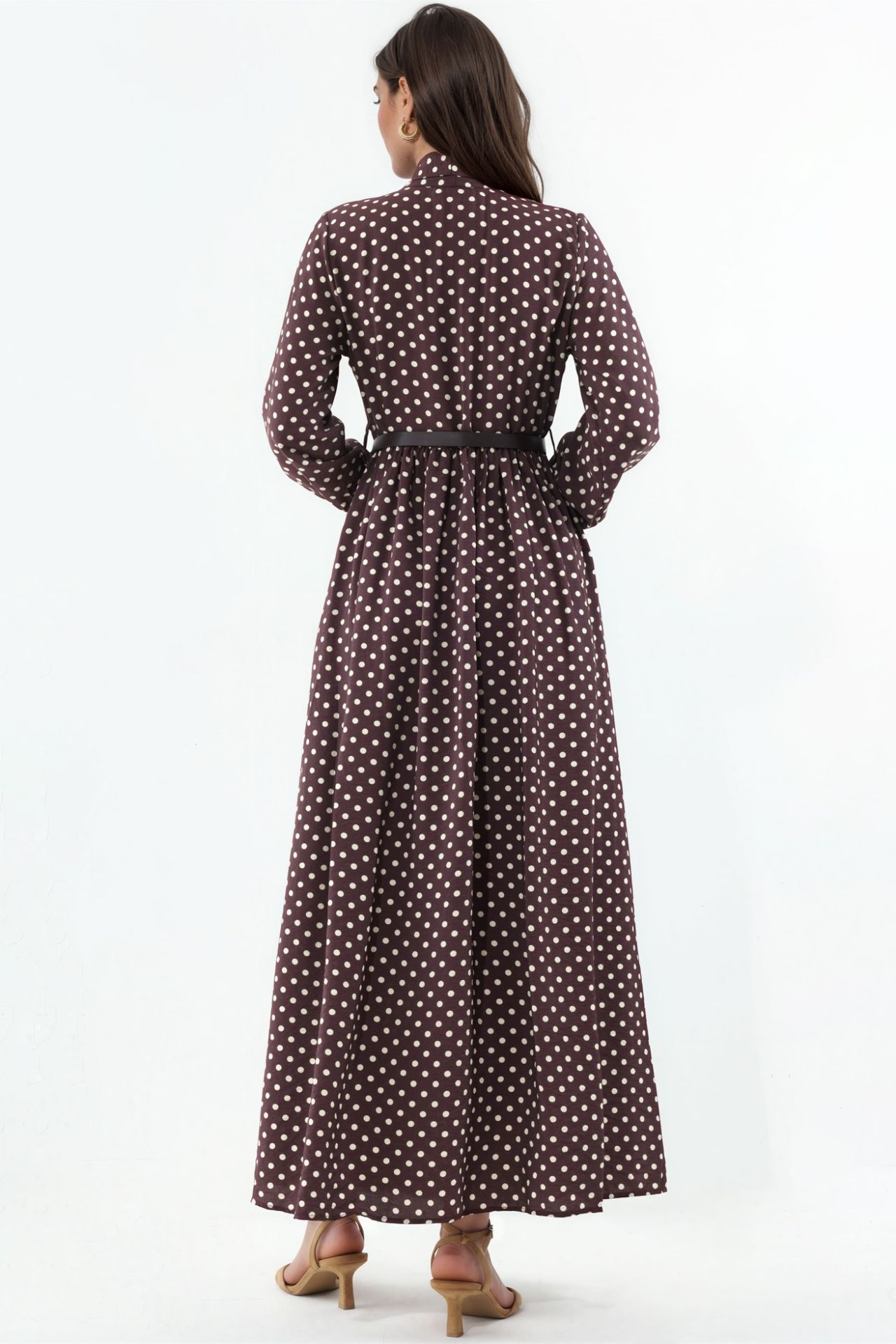 BDART Polka Dot Maxi Shirt Dress