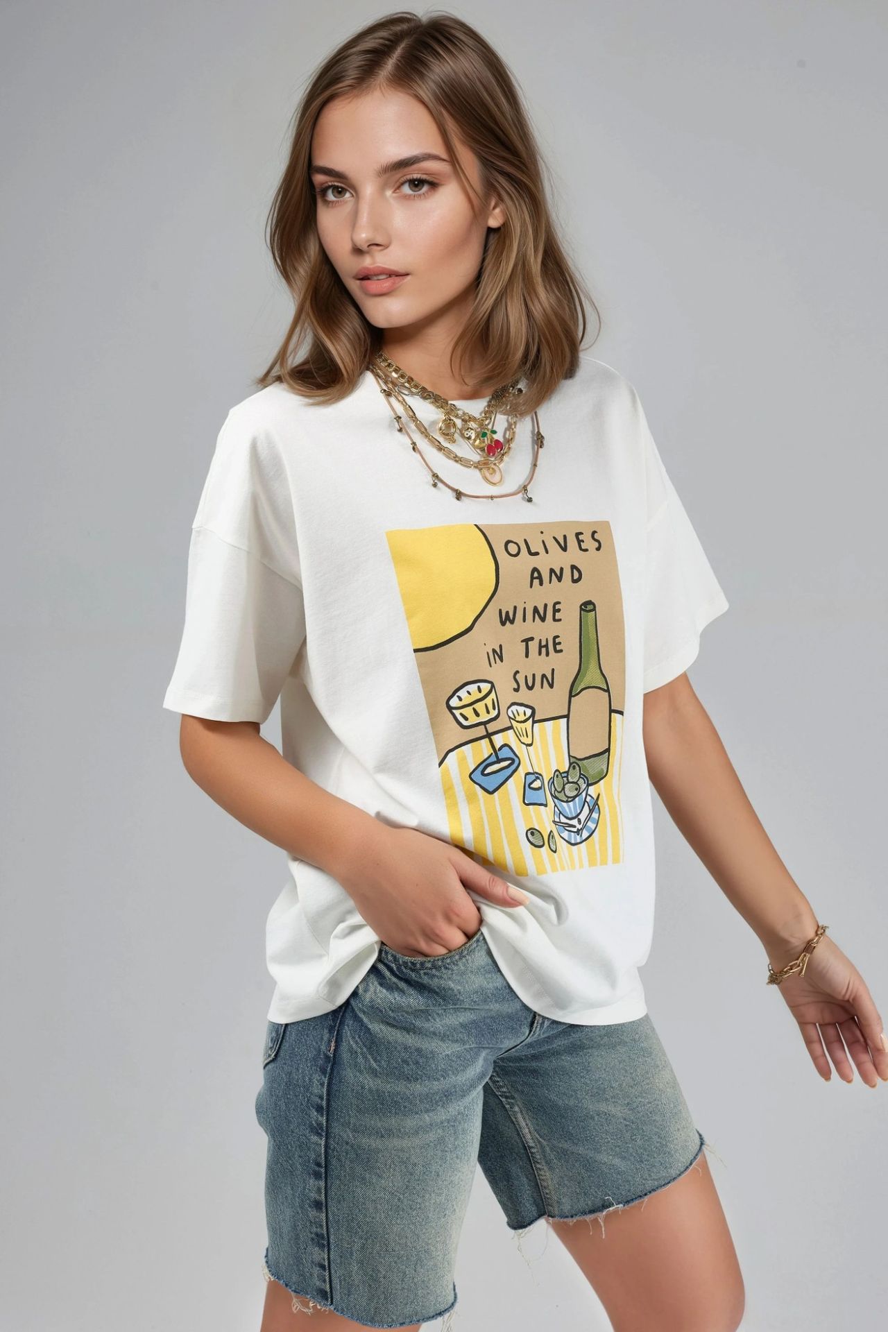 Printed Oversized T-Shirt 4
