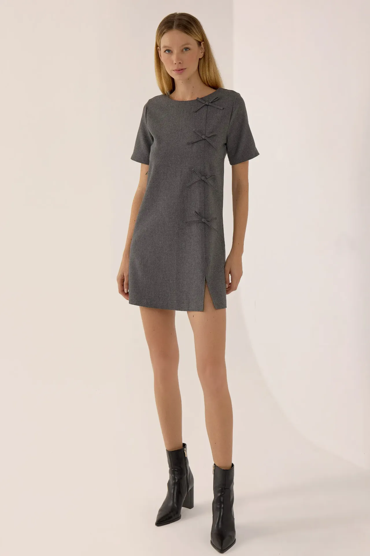 Mini Dress with Bow