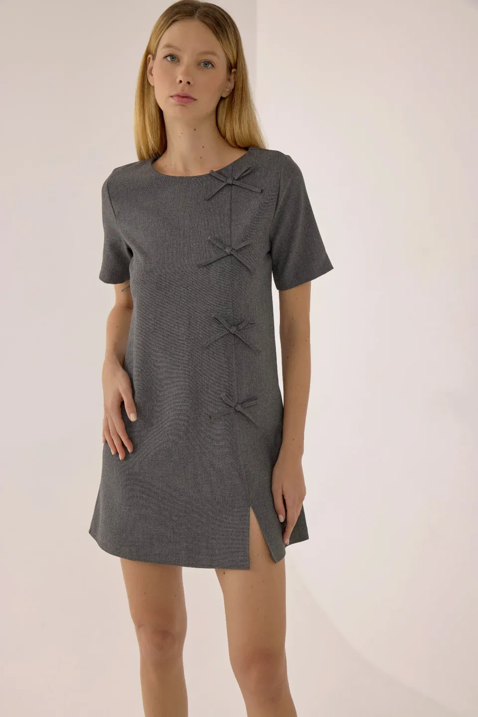 Mini Dress with Bow