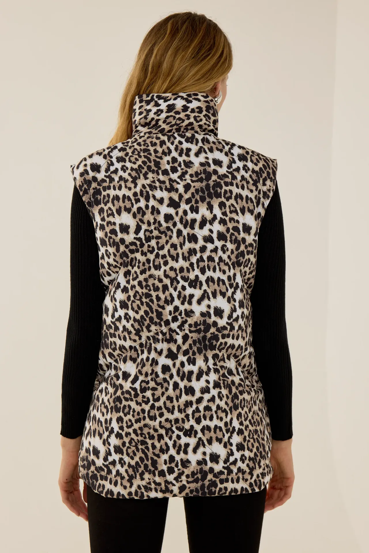 Leopard Print Waistcoat