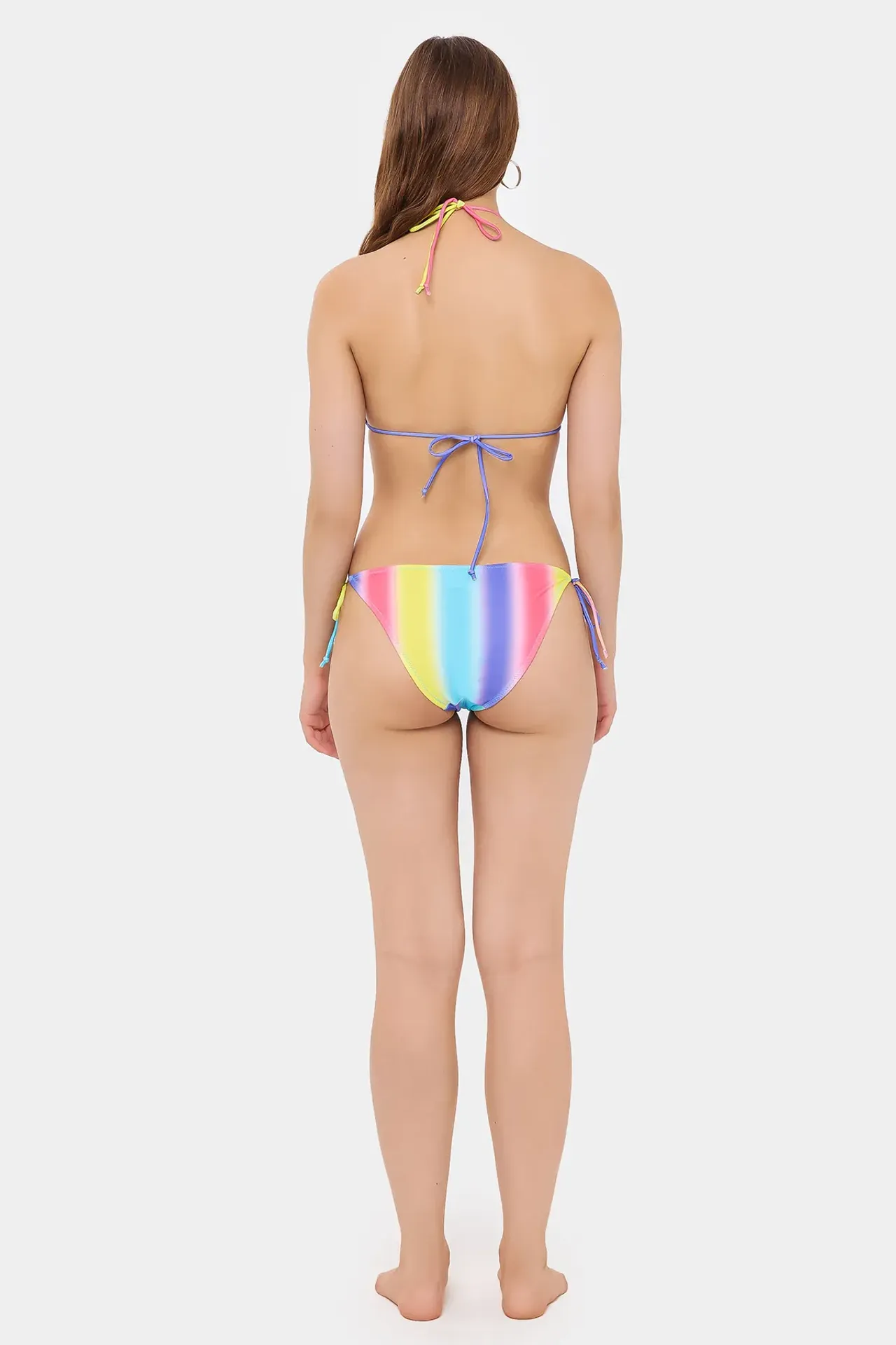 Tie Dye Triangle Tie Side Bikini set