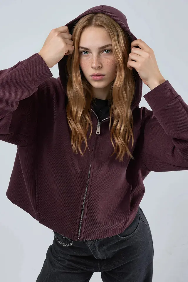 BUSEM Hooded Full-Zip Jacket with Pockets