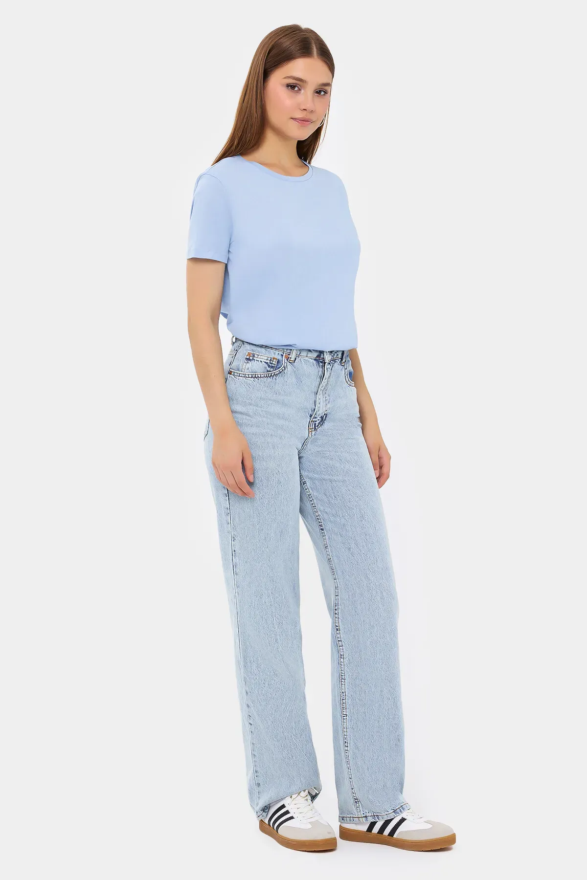 Basic Round Neck Short Sleeve T-Shirt 3
