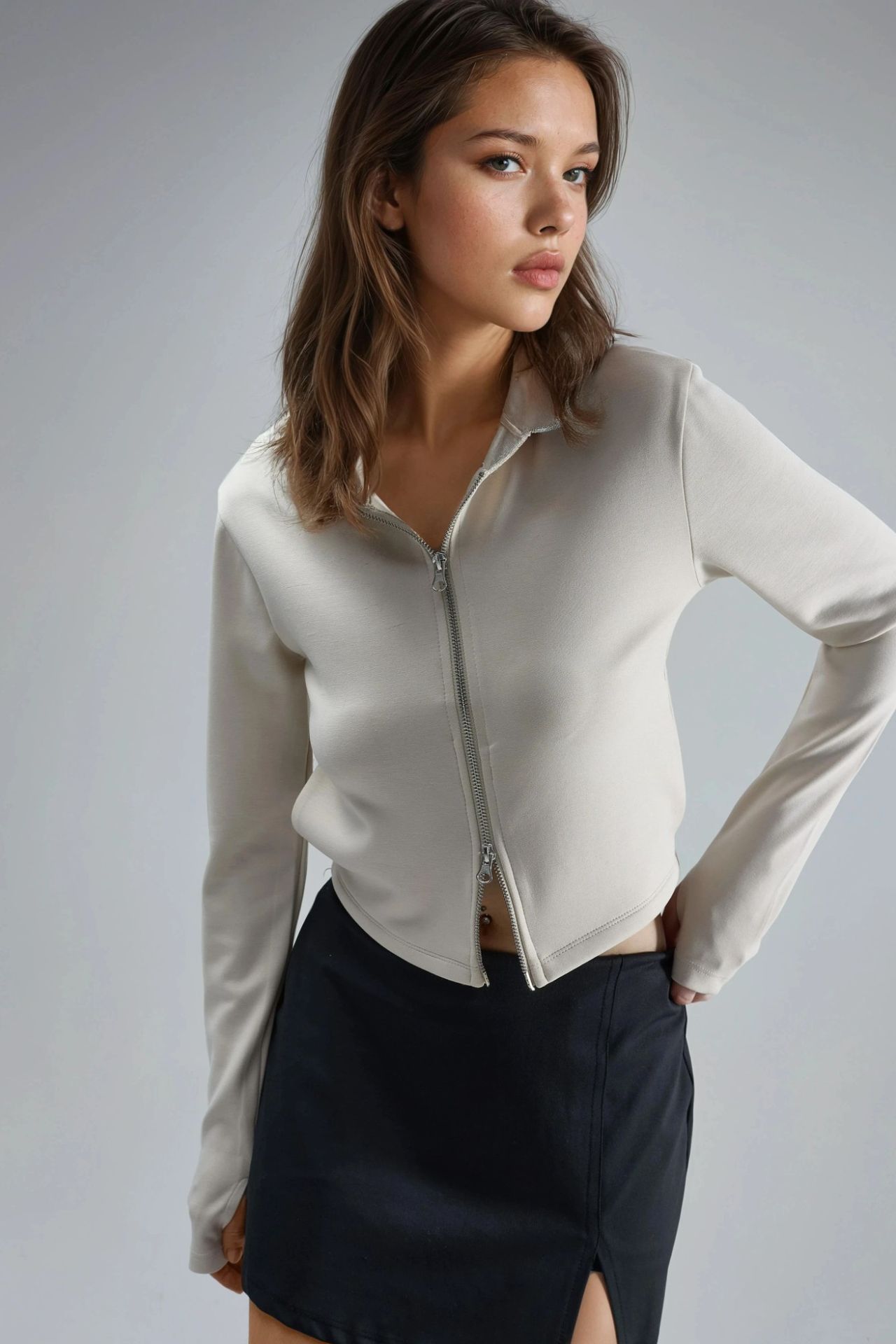 BUSEM Hooded Zip-Up Regular Fit Jacket 4